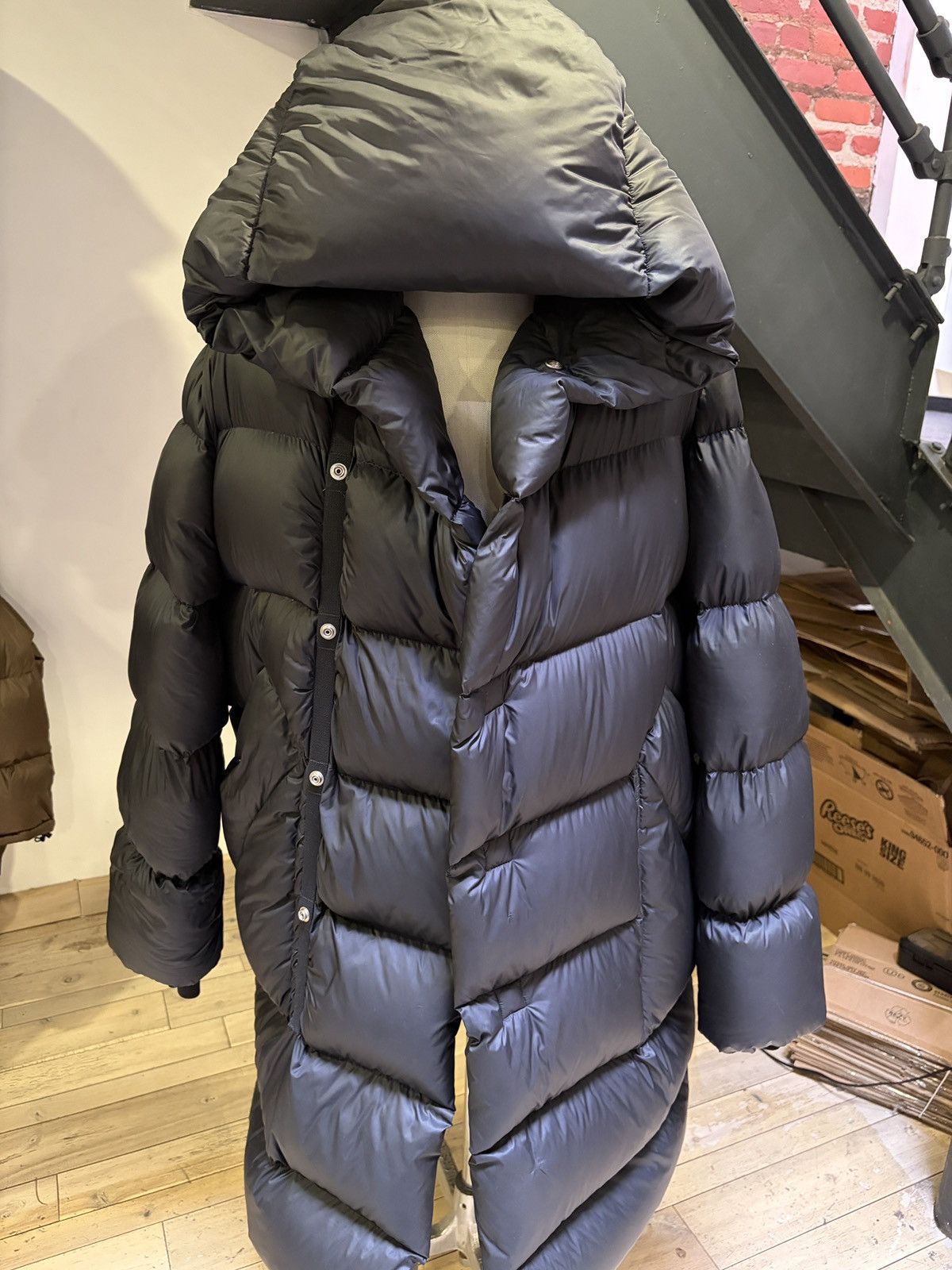 Rick Owens RICK OWENS FW20 DOWN PARKA JACKET Size US S / EU 44-46 / 1 - 1 Thumbnail