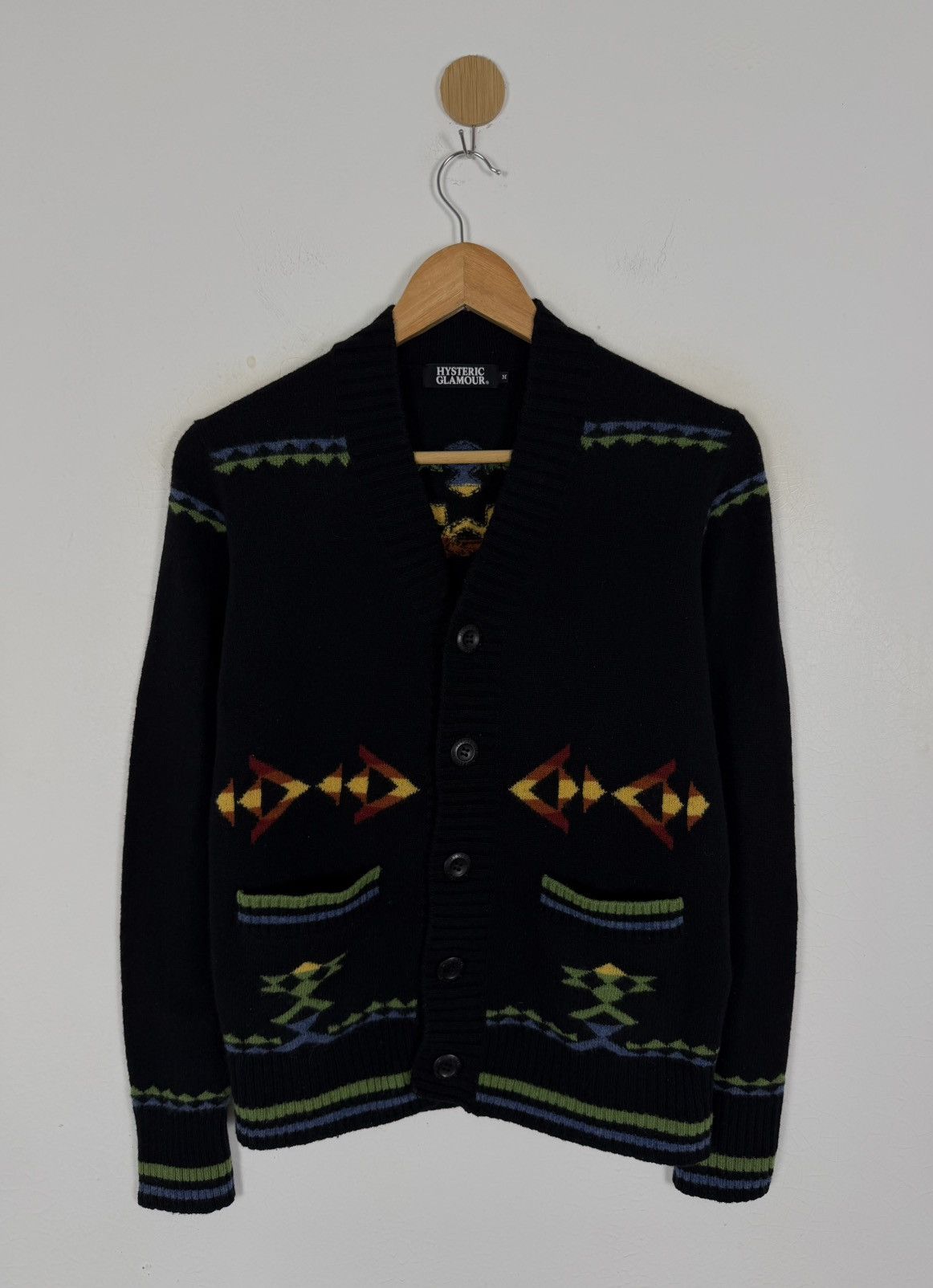 Hysteric Glamour Hysteric Glamour navajo knitwear Cardigan Sweater Size US M / EU 48-50 / 2 - 2 Thumbnail