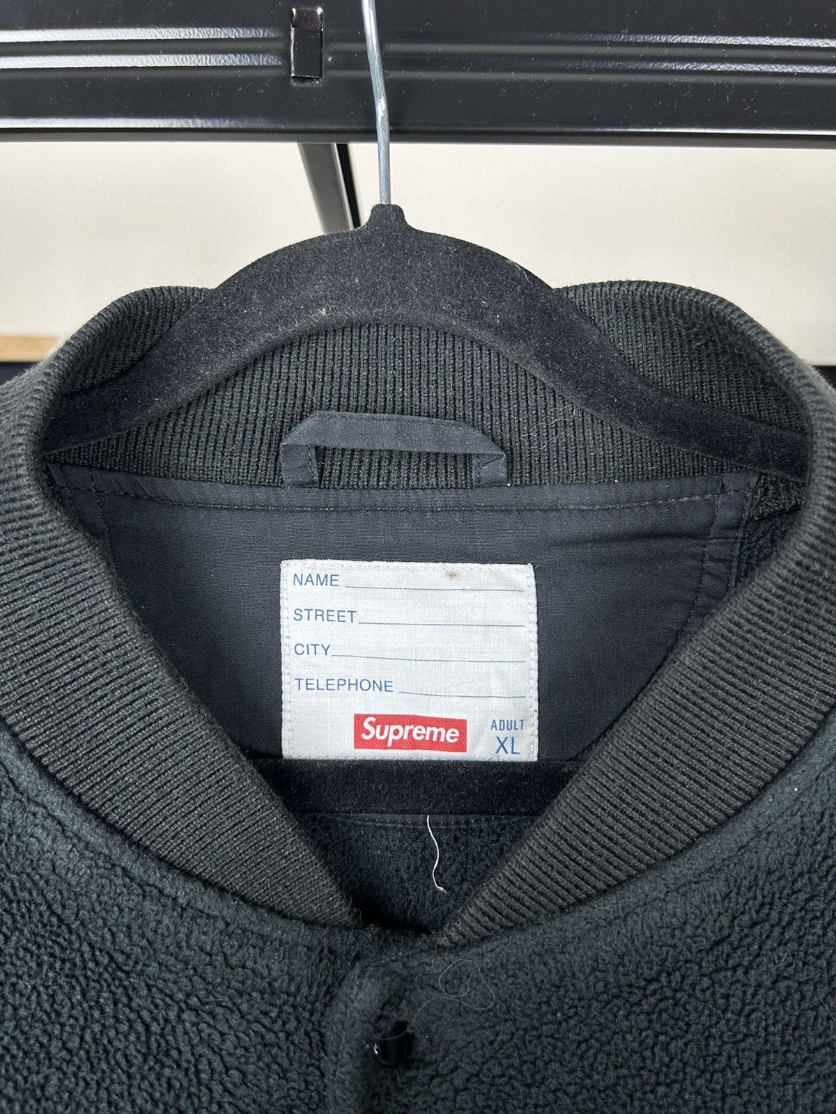 Supreme × Vintage Surpeme Fleece Jacket ‘Black’ Size US XL / EU 56 / 4 - 10 Thumbnail