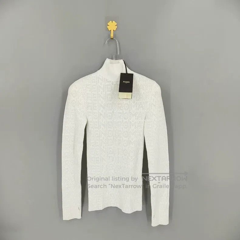 Fendi Fendi White Logo Printed Cut-Out Camisole Size XS / US 0-2 / IT 36-38 - 1 Thumbnail