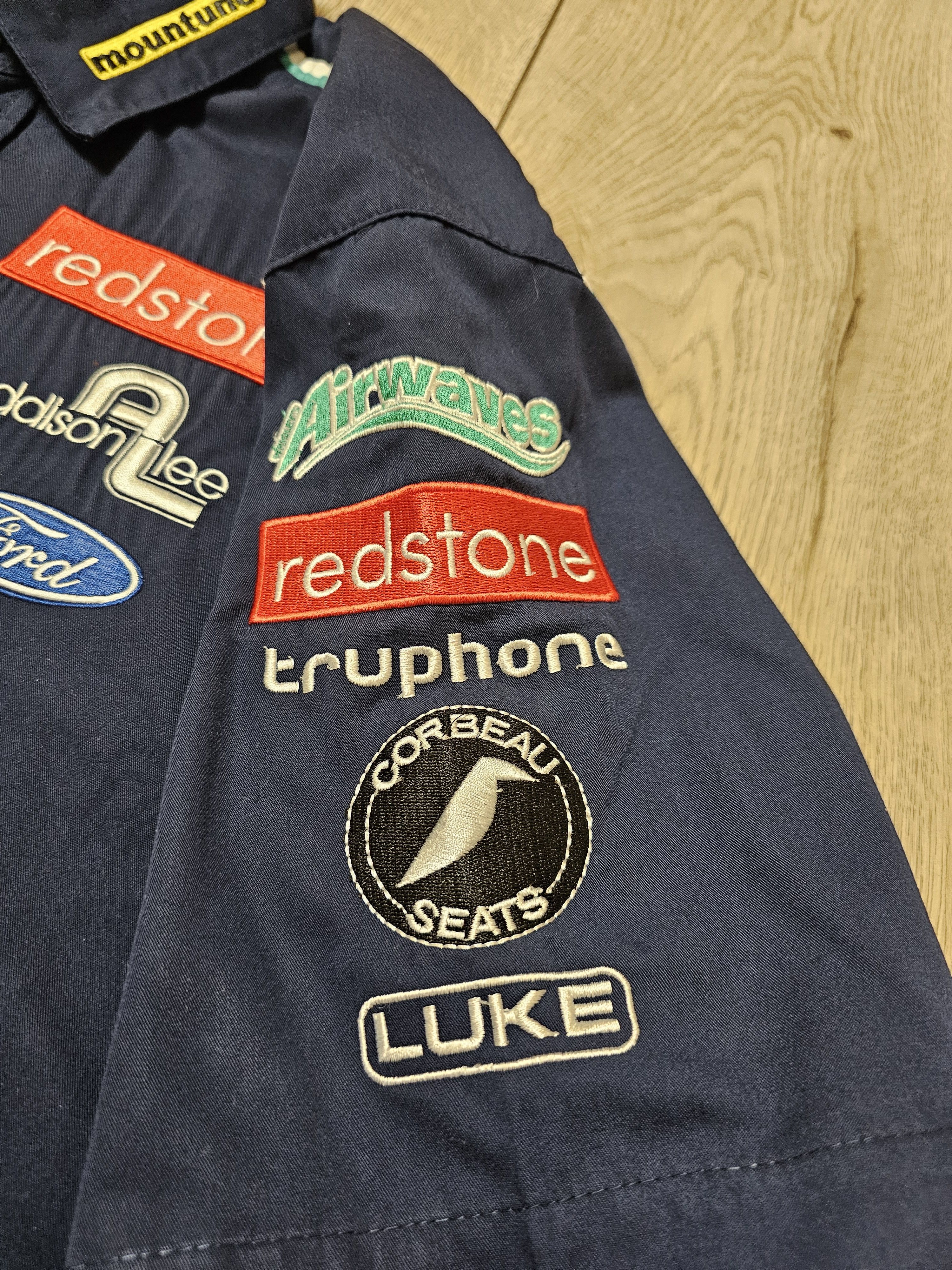Formula 1 × Vintage FORD RACING VINTAGE SHIRT 90s AIRWAVES SHIRT BUTTON AIRWAVES Size US L / EU 52-54 / 3 - 6 Thumbnail