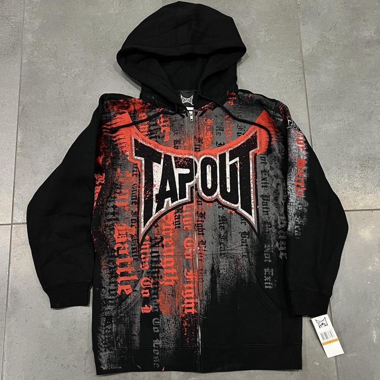 Tapout TAPOUT BLOOD FIGHT VINTAGE 2000s RARE Y2K HOODIE BATTLE BNWT Size US S / EU 44-46 / 1 - 1 Thumbnail