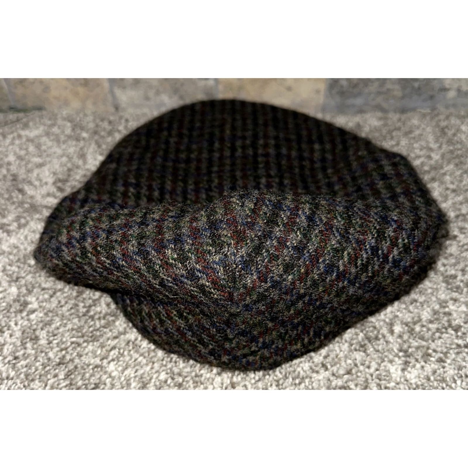 Vintage R.Sweeney Newsboy Cap Hat Mens Gray Wool Ireland Made Size ONE SIZE - 4 Thumbnail