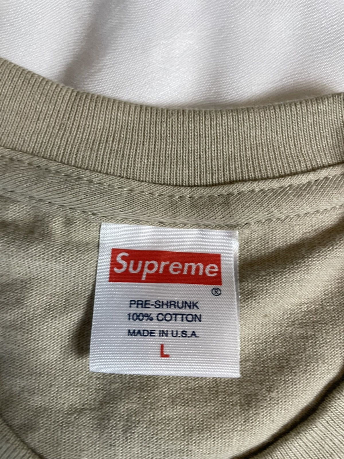 Supreme Supreme “Lunar Globe” T-shirt Beige Men’s Size Large Size US L / EU 52-54 / 3 - 2 Thumbnail