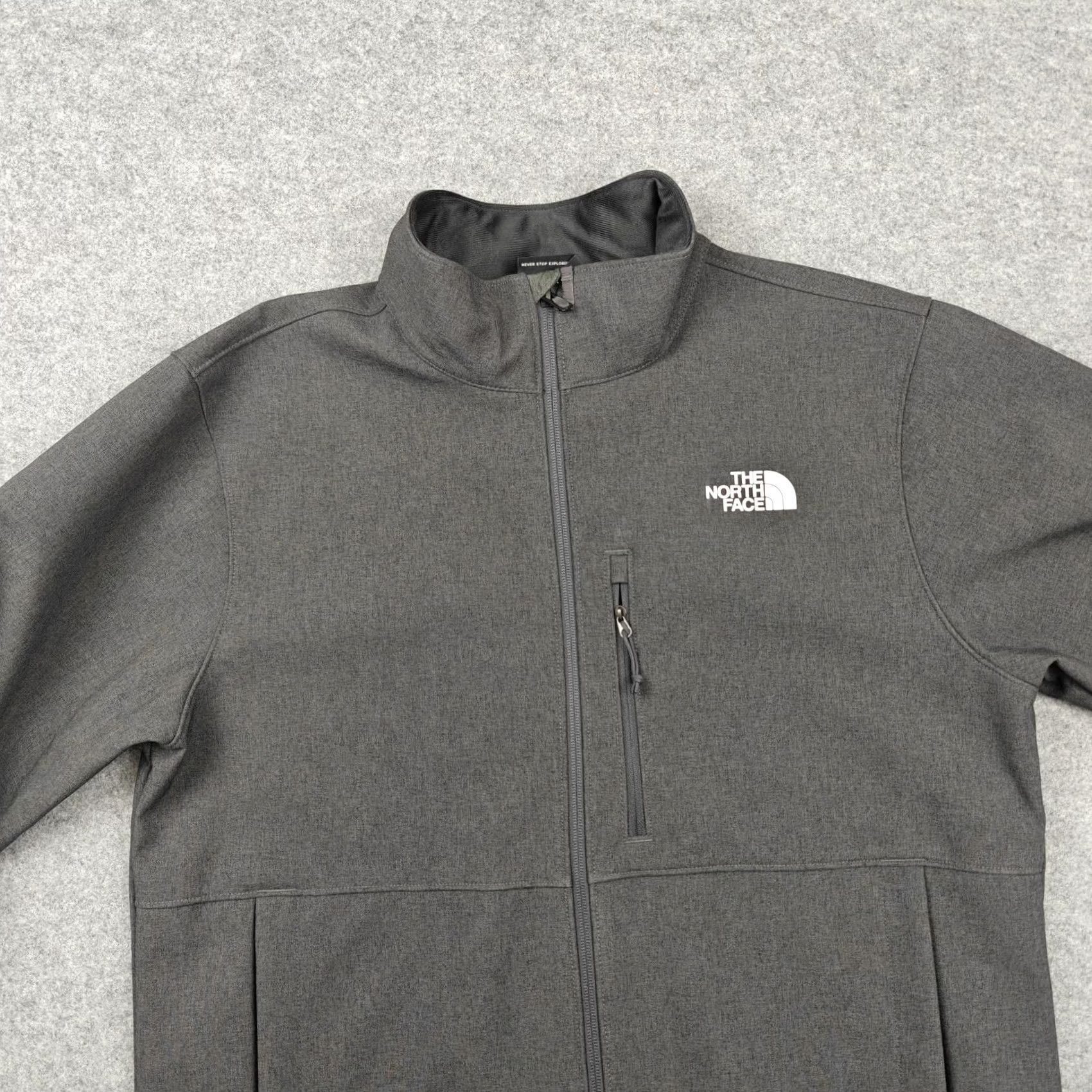 The North Face The North Face Jacket Mens L Gray Windwall Softshell Full Zip NF0A4R2ADYZ Size US L / EU 52-54 / 3 - 4 Thumbnail