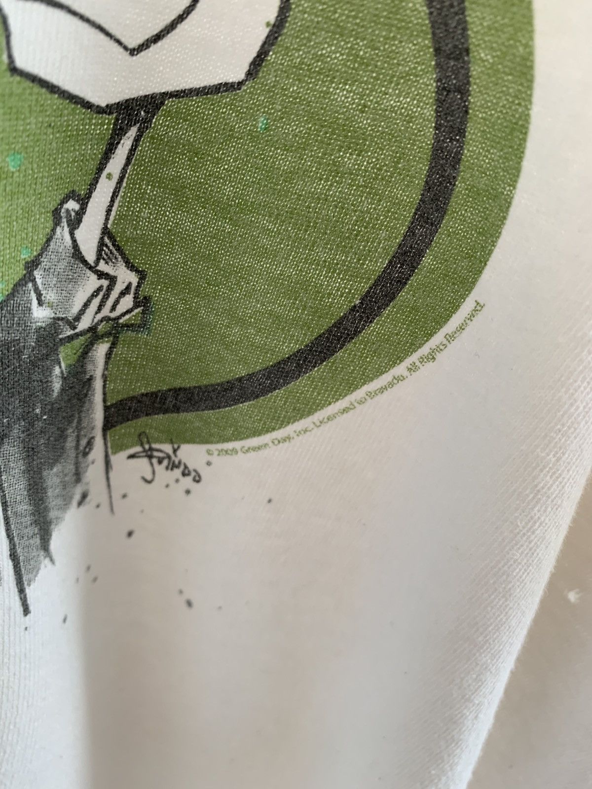 Band Tees Vintage 2009 Green Day Cartoon Personel Size US L / EU 52-54 / 3 - 3 Thumbnail
