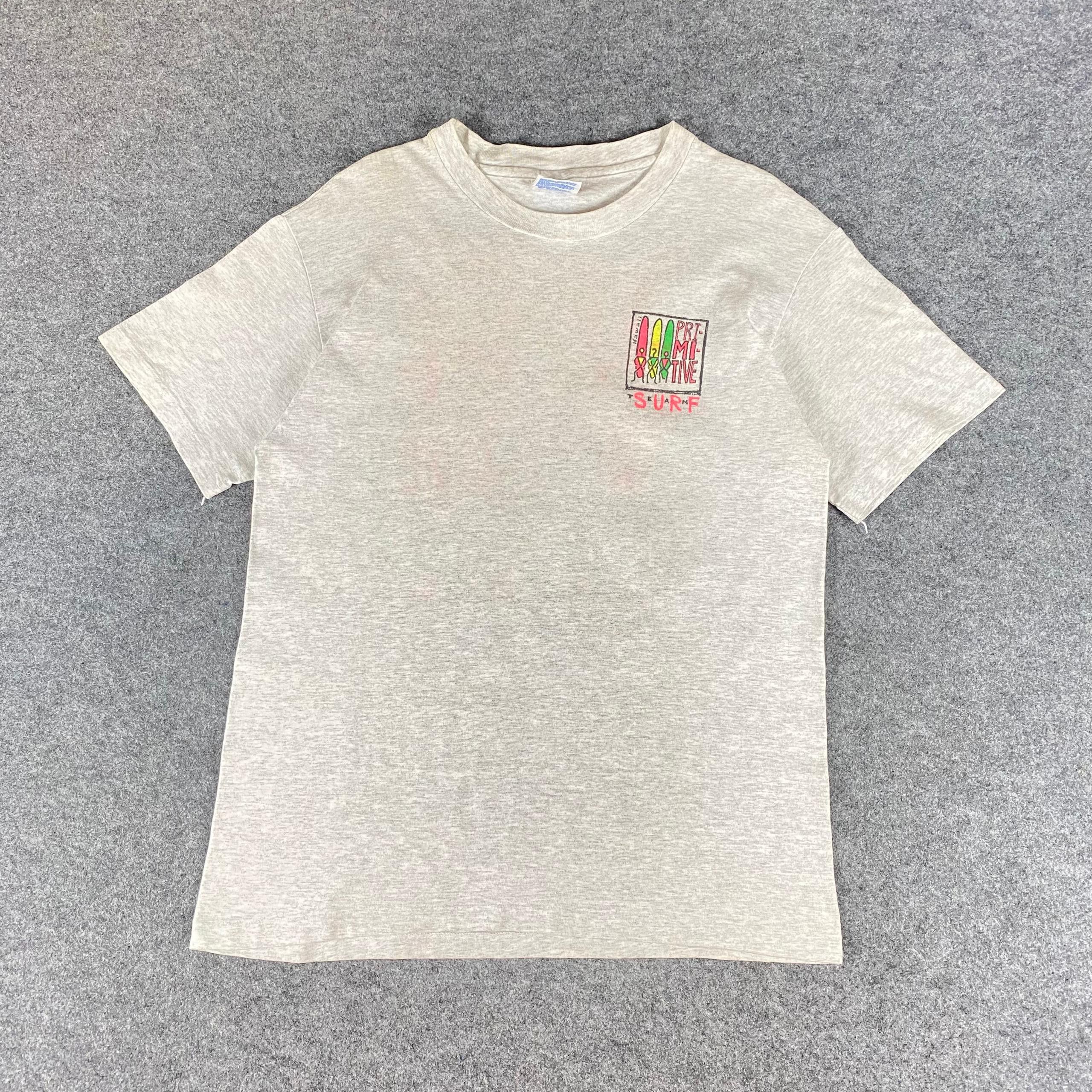 Vintage Vintage 90s Hawaii Team Surf Premitive Tshirt Size US M / EU 48-50 / 2 - 2 Thumbnail