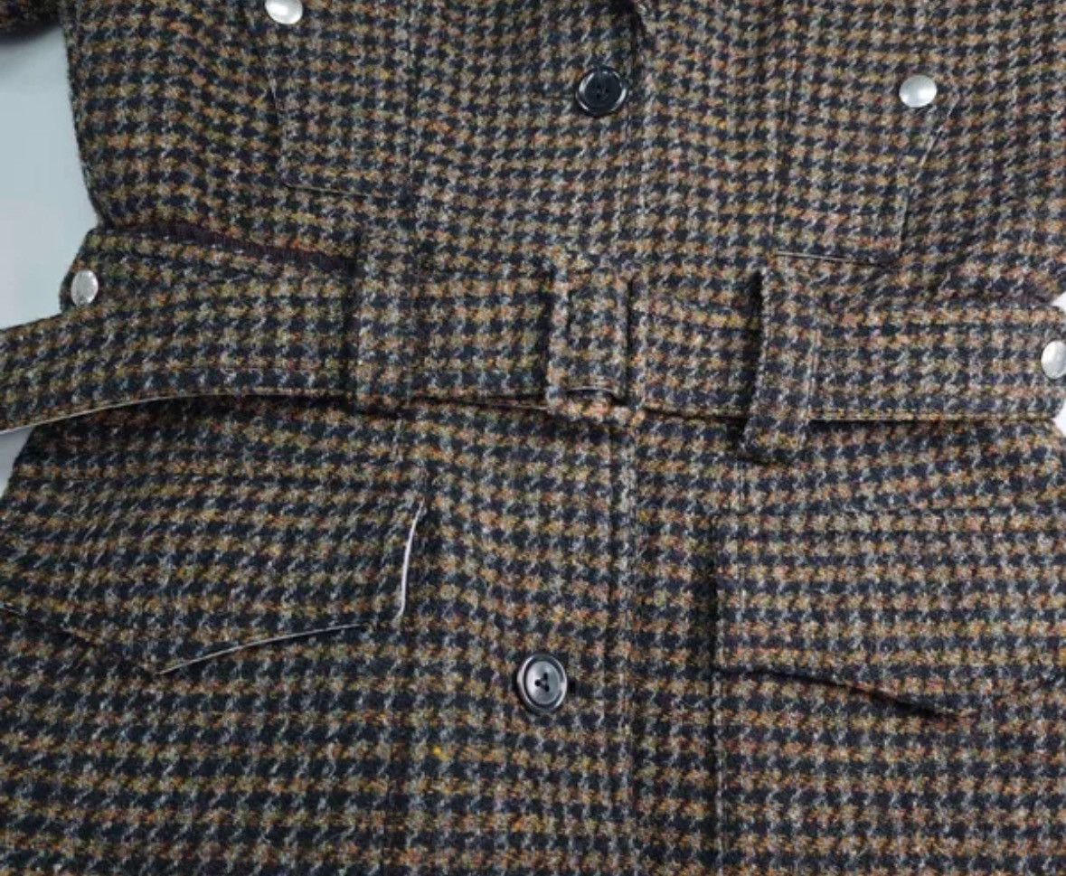 Louis Vuitton Louis Vuitton Coffee grey plaid lapel suit sheepwool coat Size US S / EU 44-46 / 1 - 5 Thumbnail