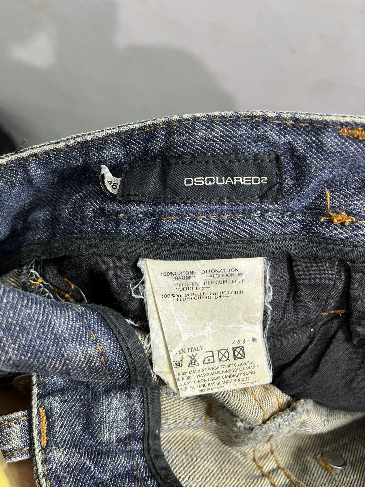 Dsquared2 Archive dsquared2 hope mud wash distressed jeans Size US 32 / EU 48 - 12 Thumbnail