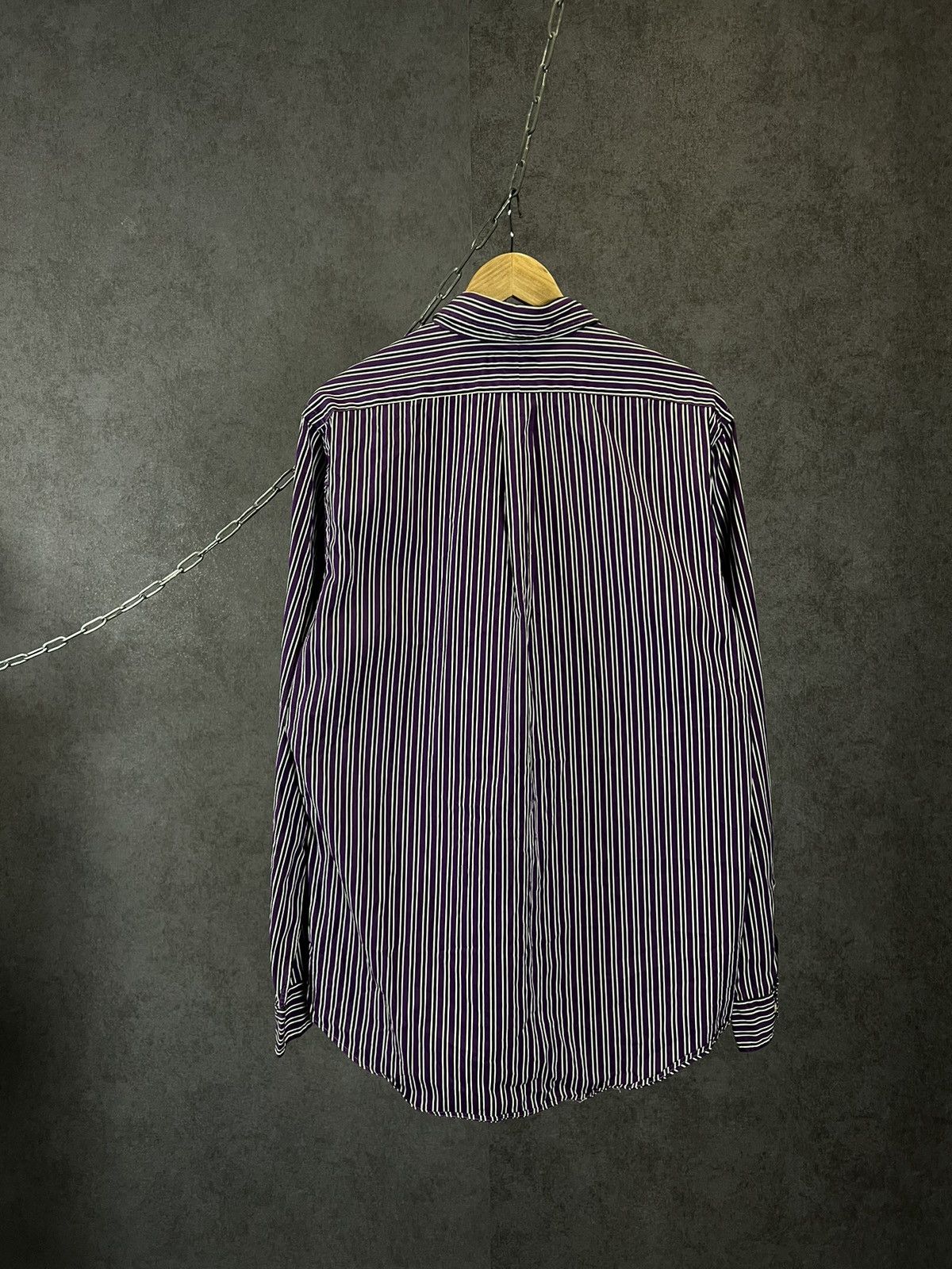 Polo Ralph Lauren Polo Ralph Lauren vintage logo designer striped shirt Size US L / EU 52-54 / 3 - 6 Thumbnail