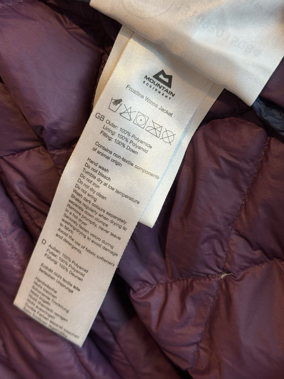 Mountain Equipment Mountain Equipment Frostline Lightweight Womens Down Jacket Size M / US 6-8 / IT 42-44 - 12 Thumbnail