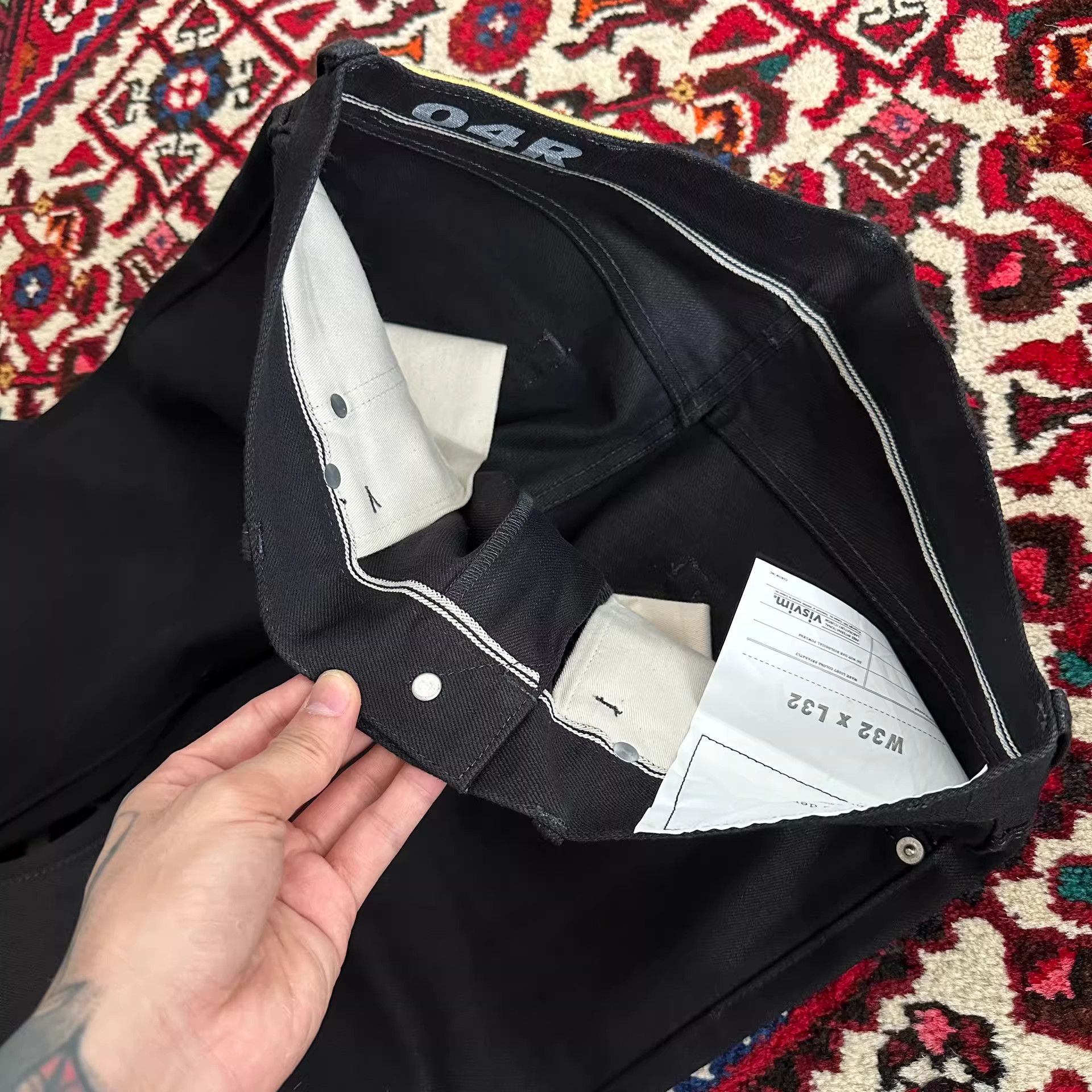 Visvim visvim 16aw 04 CMYK Black Jeans Size US 32 / EU 48 - 9 Thumbnail