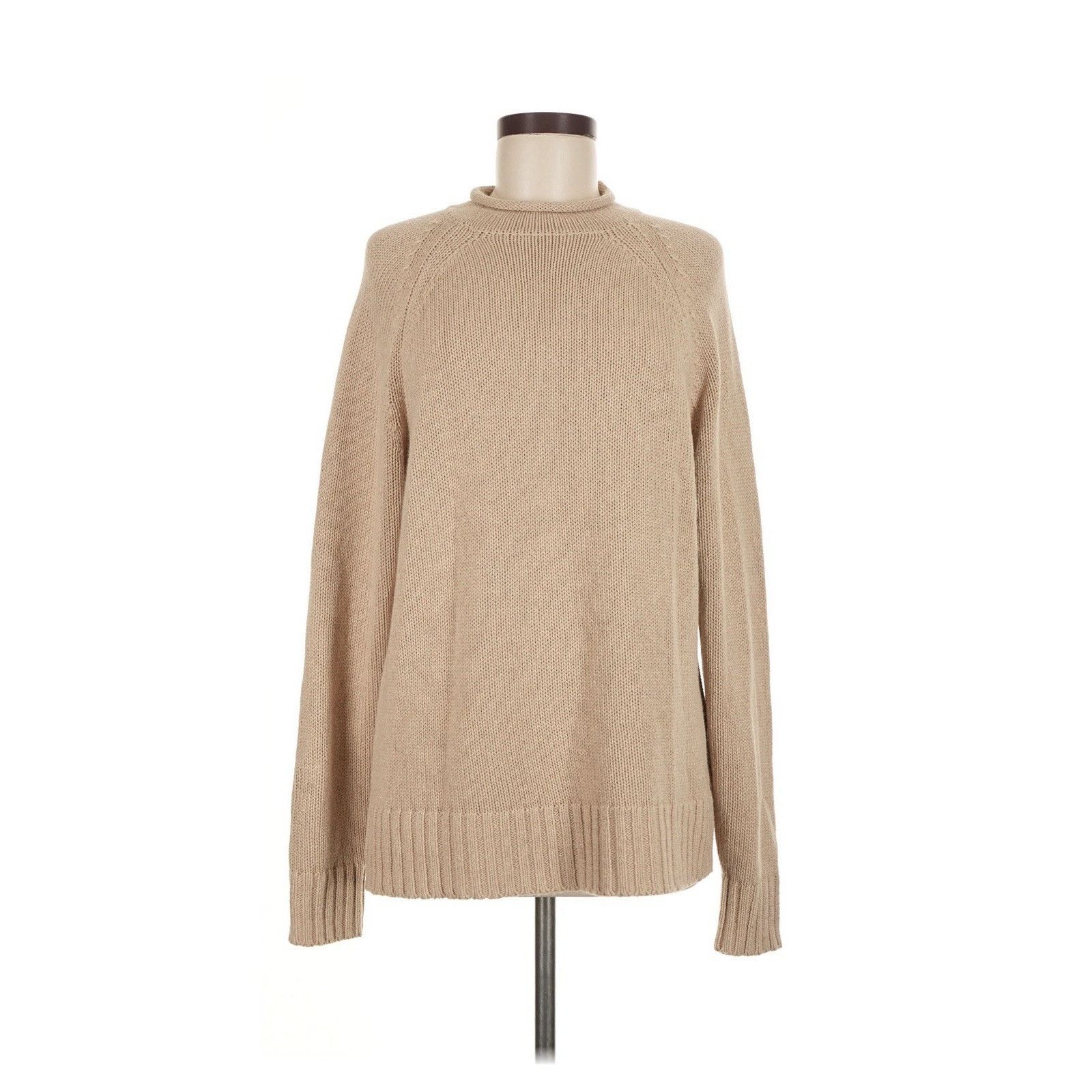 Alex Mill Alex Mill Freja Rolled Neck Knit Sweater Tan Beige M Size M / US 6-8 / IT 42-44 - 2 Thumbnail
