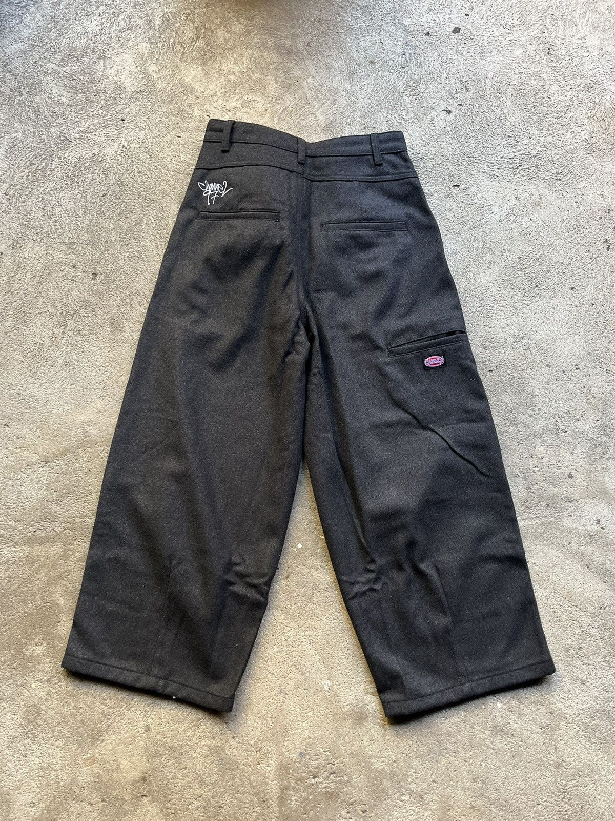 Other NWT Channel97 Streetwear Black Wool Baggy Pants Size US 30 / EU 46 - 4 Thumbnail