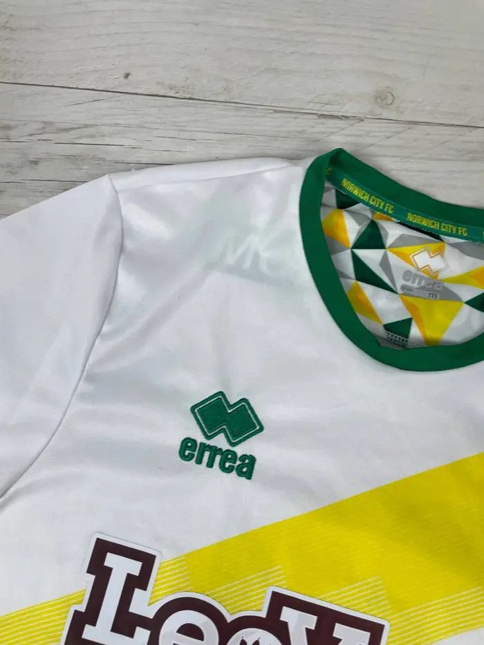 Errea NORWICH CITY 2018 2019 Jordan Rhodes #11 AWAY SHIRT JERSEY Size US M / EU 48-50 / 2 - 6 Thumbnail