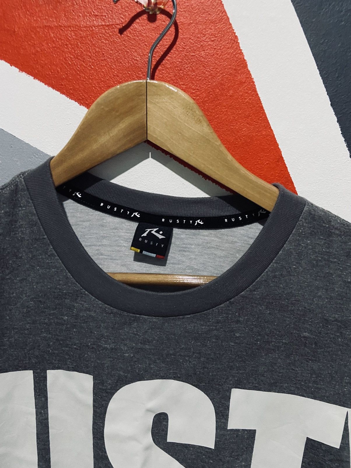 Rusty Rusty Big Logo Tee Size US M / EU 48-50 / 2 - 4 Thumbnail