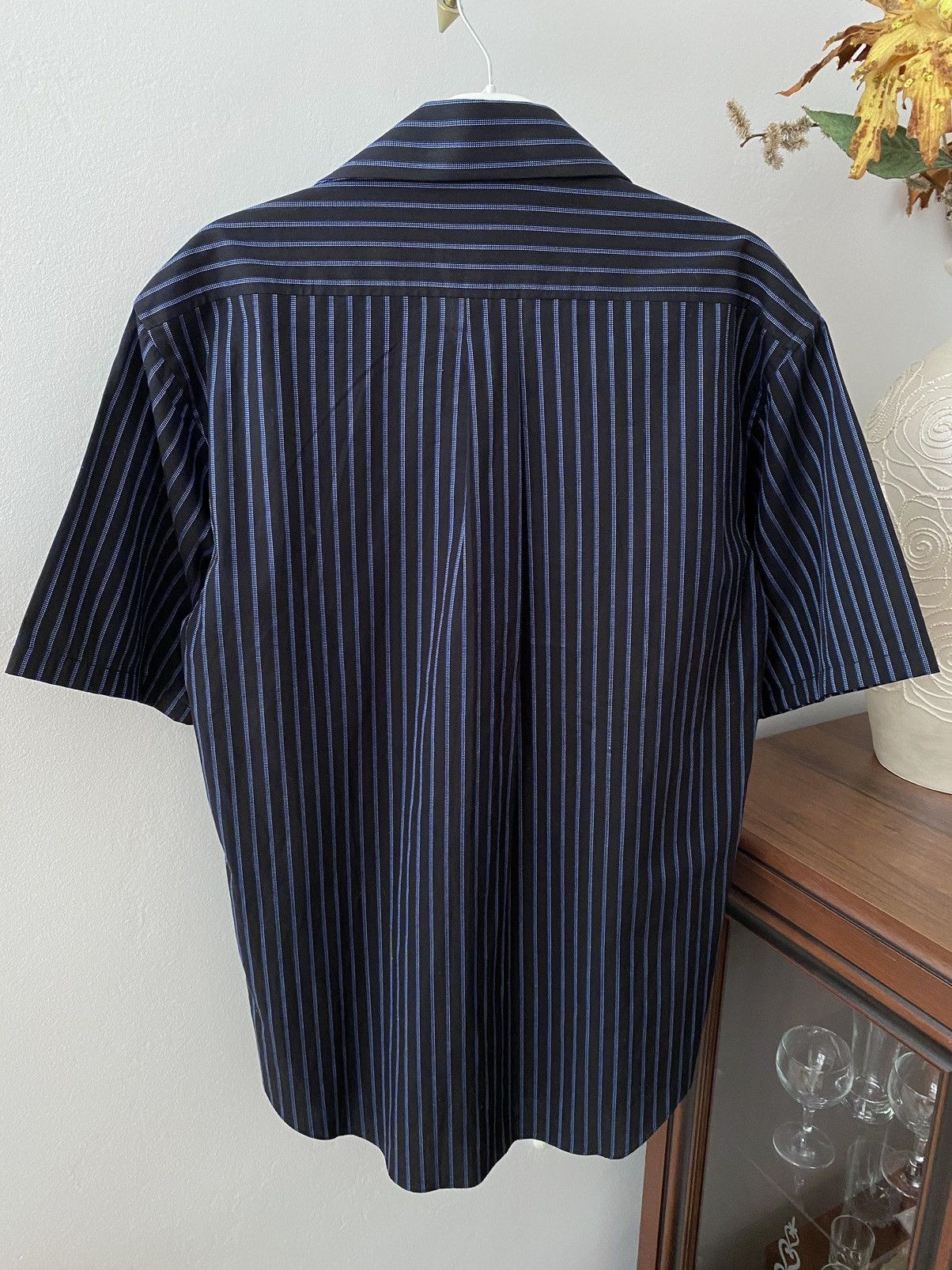 Yves Saint Laurent Vintage Yves Saint Laurent YSL Short Sleeve Button Up Shirt Size US M / EU 48-50 / 2 - 4 Thumbnail