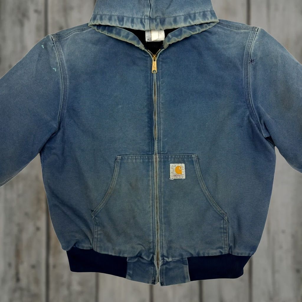 Carhartt × Vintage Vintage carhartt j65 blu jackek | Grailed