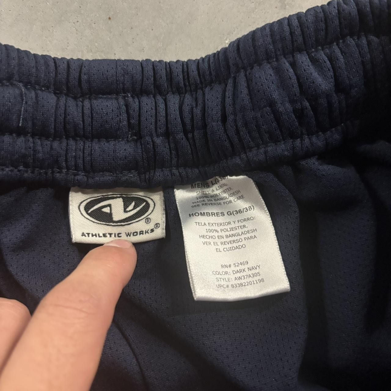 Vintage Crazy Vintage Y2K/2000s Baggy Navy Blue Striped Streetwear Skater Track Pants! Size L Size US 32 / EU 48 - 6 Thumbnail