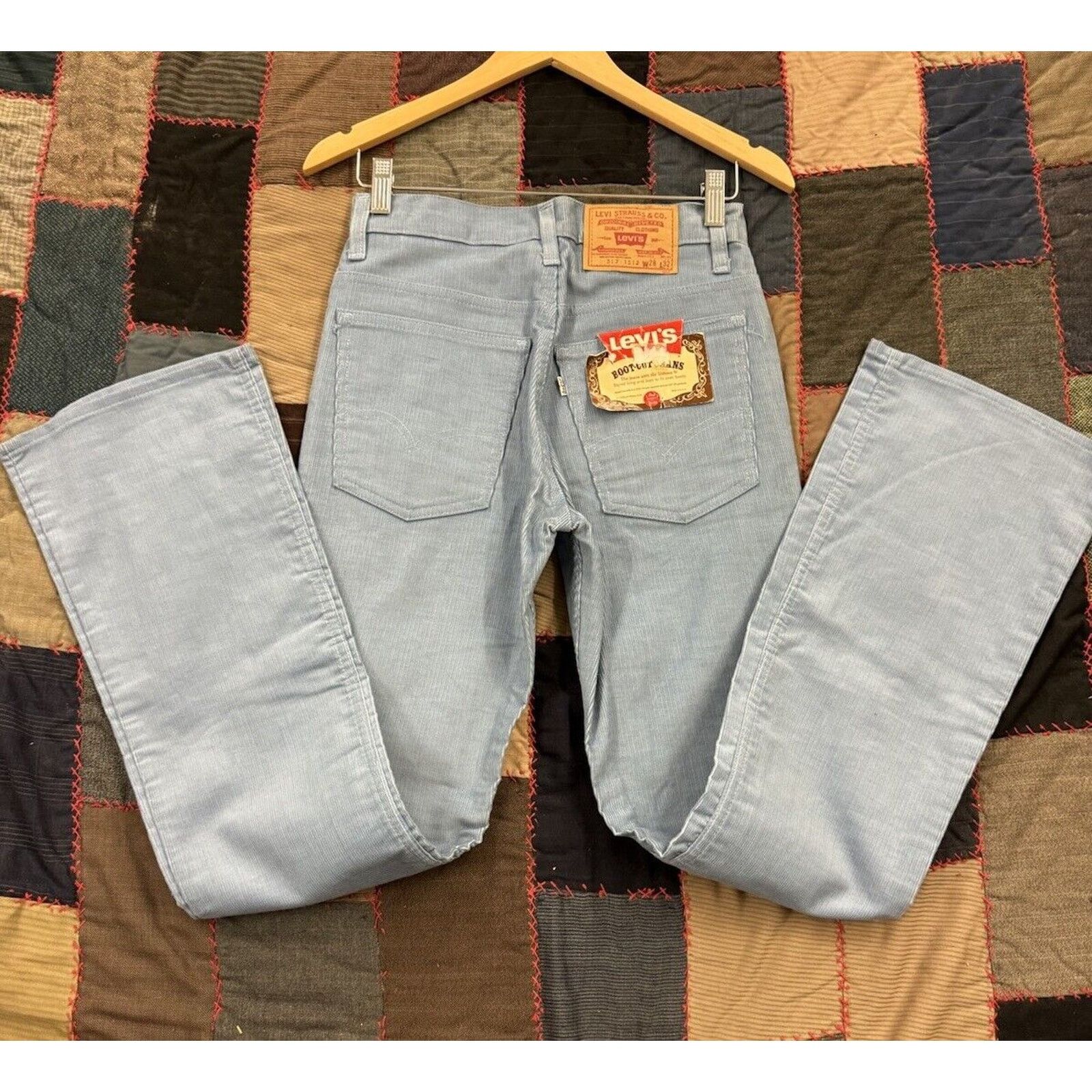 Levi's VINTAGE Deadstock 70s Levis 517 Pants Corduroy W28 X L32 Size US 28 / EU 44 - 1 Thumbnail