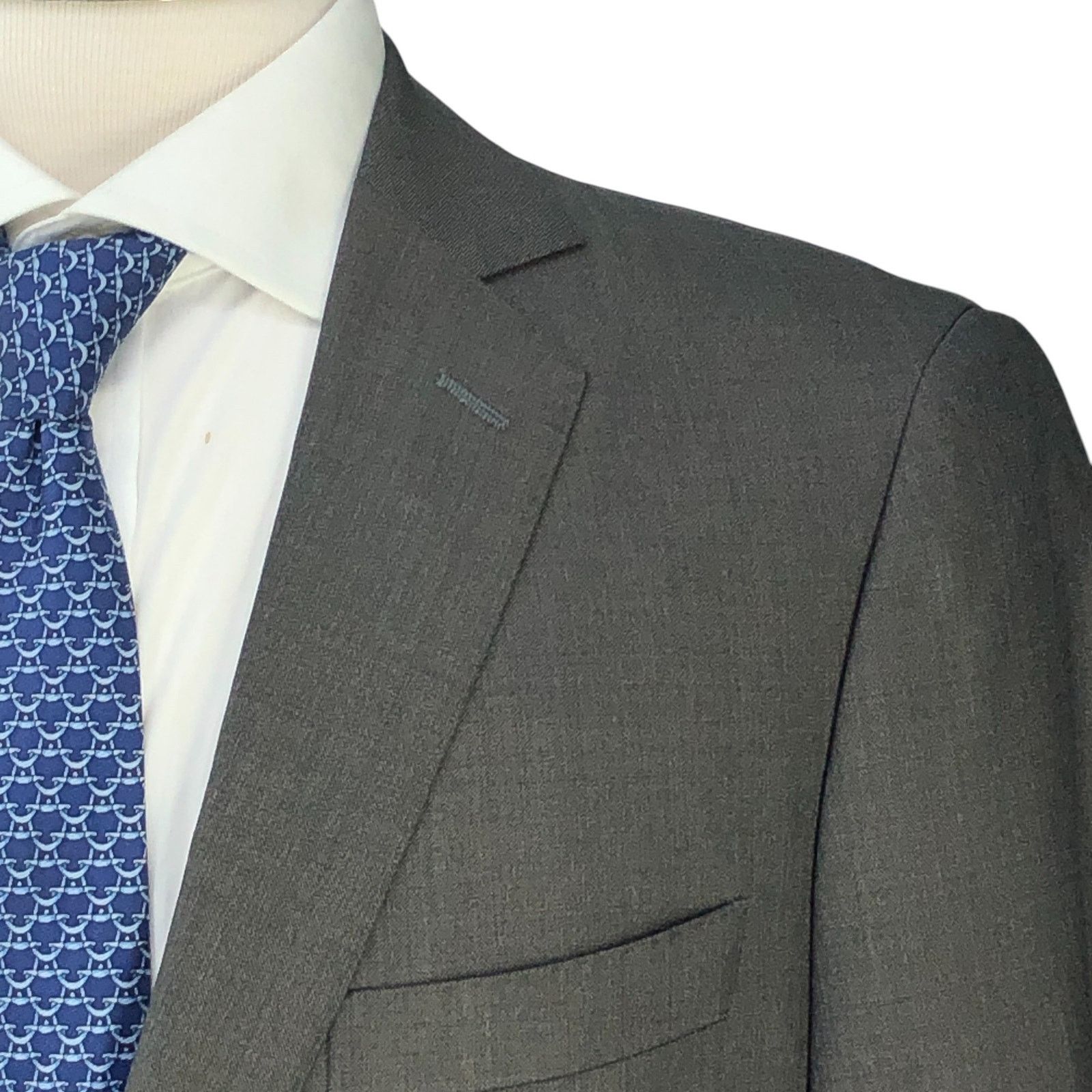 J.Hilburn J Hilburn 40S Sport Coat Blazer Revenge Super 150s Gray $976 Size 40S - 4 Thumbnail