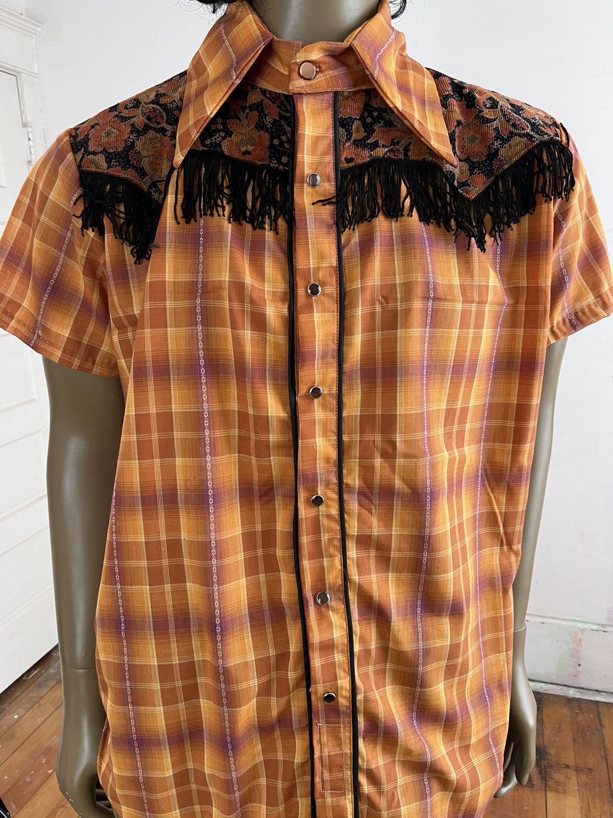 Other Plaid Cowboy Shirt by Anna Herman L USA Size US L / EU 52-54 / 3 - 2 Thumbnail