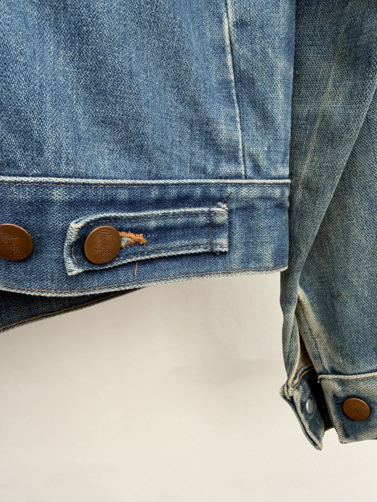 Wrangler Vintage 70s Wrangler trucker cowboy denim jacket Size US L / EU 52-54 / 3 - 11 Thumbnail