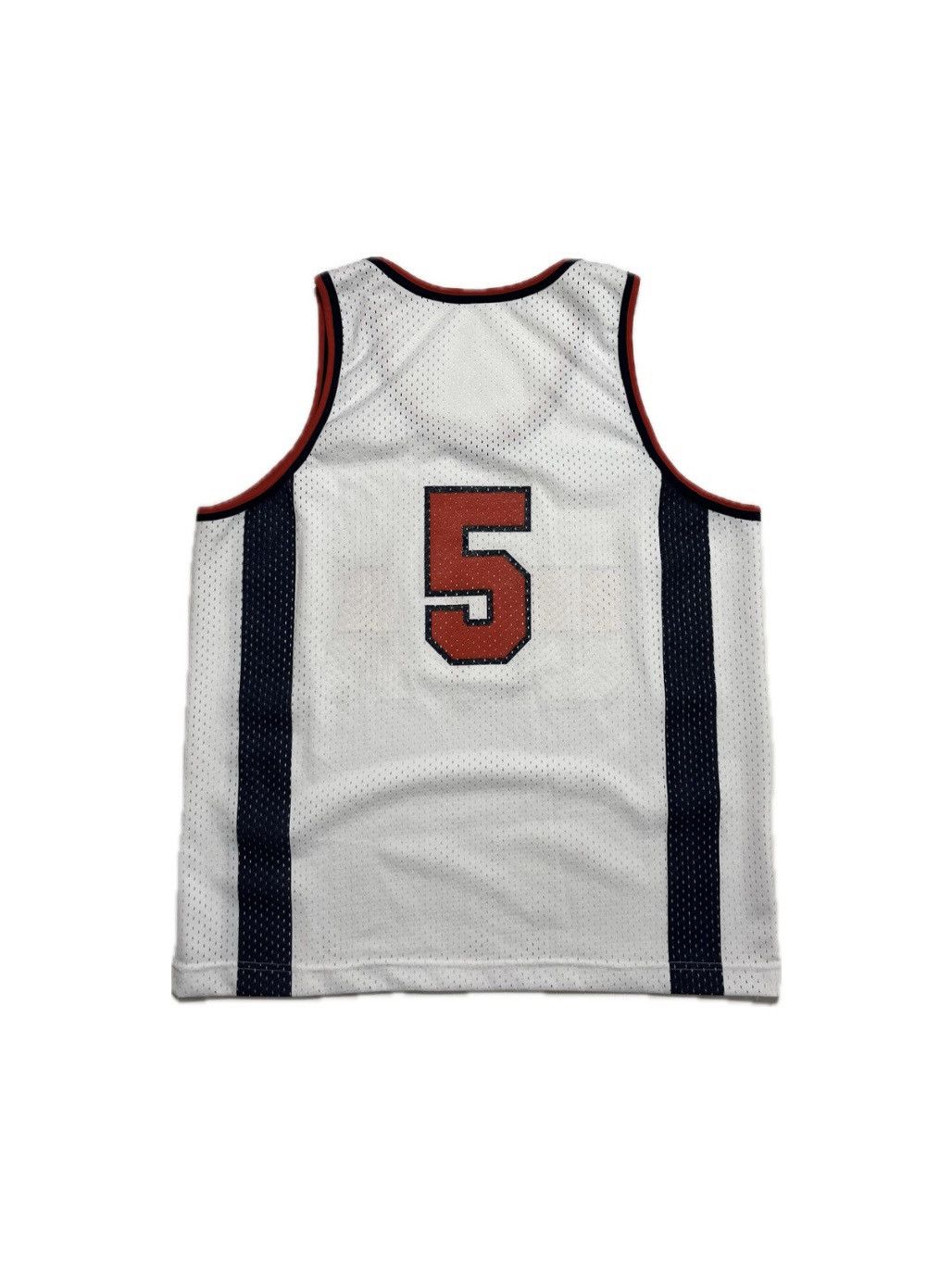 USA Olympics Vintage 90’s USA 5 Basketball Jersey Dream Team Size US XL / EU 56 / 4 - 2 Thumbnail