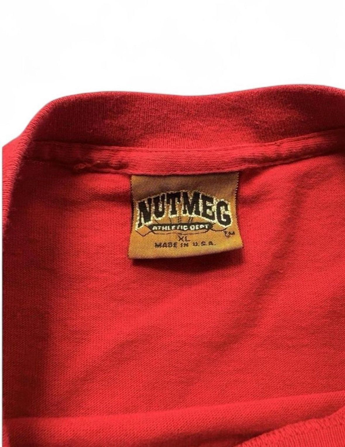 Nutmeg Vintage Chicago Bulls Red T-Shirt Size Large XL Nutmeg Size US XL / EU 56 / 4 - 4 Thumbnail