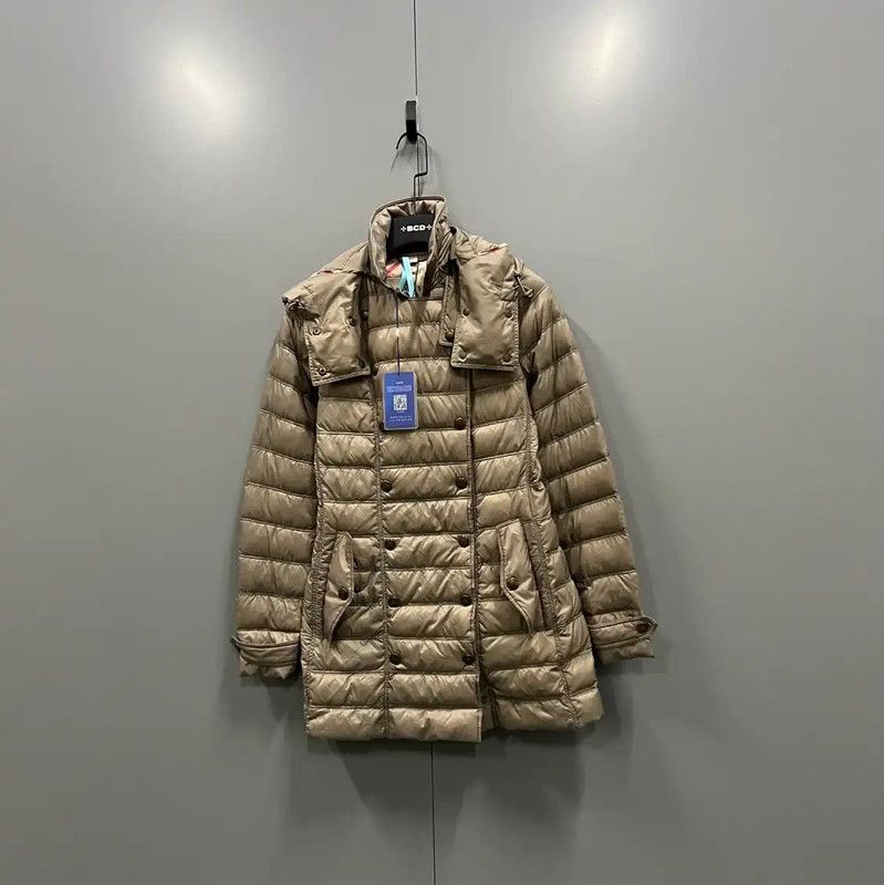Burberry Burberry Brown Cotton Mid-Length Winter Jacket Size XS / US 0-2 / IT 36-38 - 1 Thumbnail