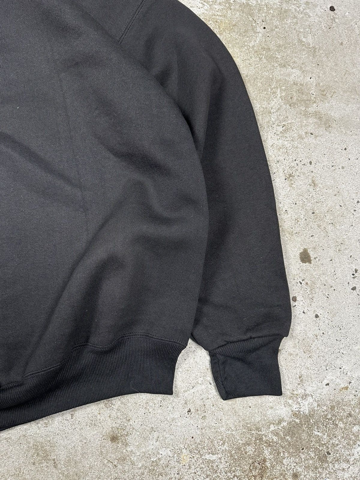 Hanes Vintage Y2K Hanes Premium Weight Black Blank Crewneck Size US L / EU 52-54 / 3 - 4 Thumbnail