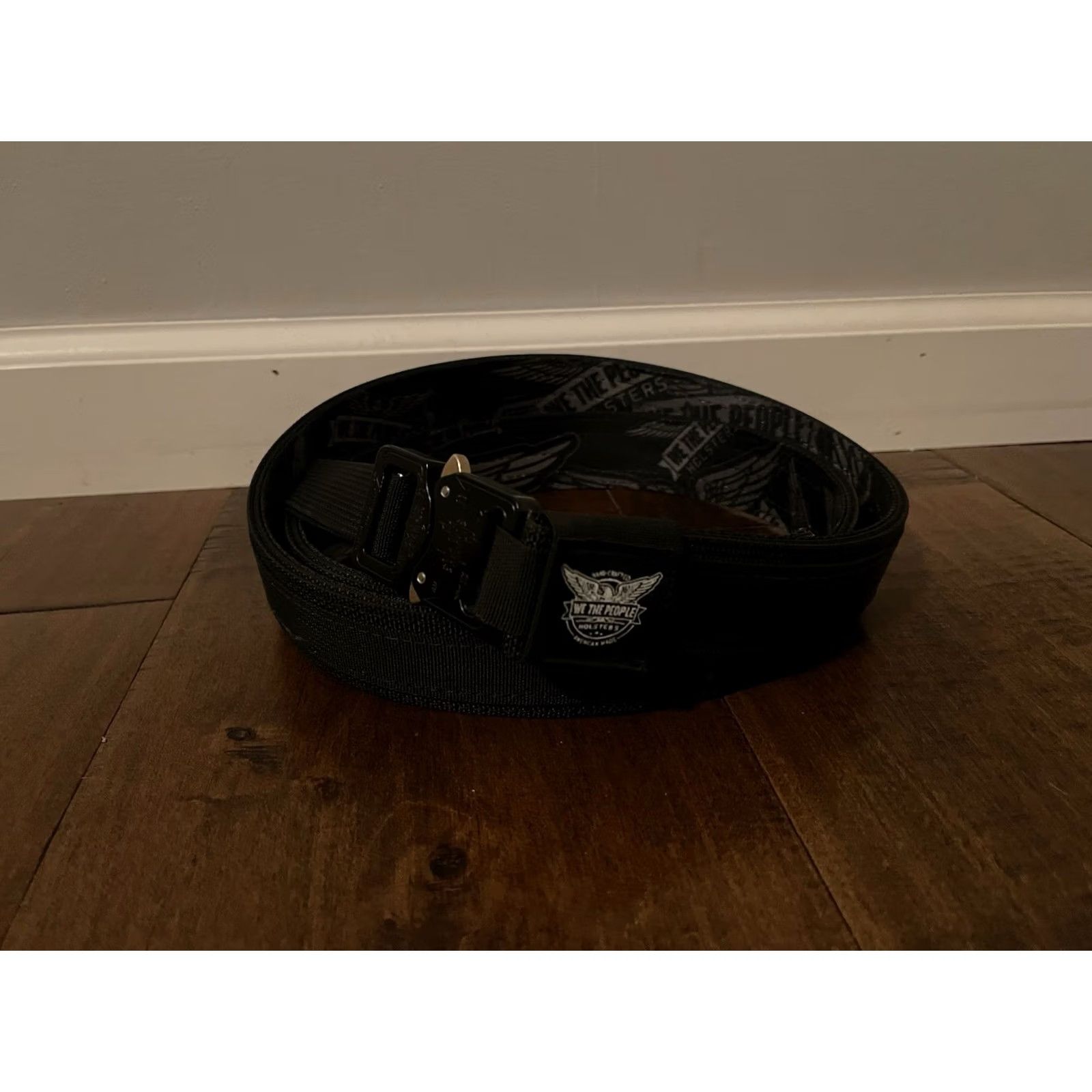 Vintage We The People USA Austri Alpin Cobra Pro Buckle Tactical Belt - Men's 2XL Black 48-52 Belt Size ONE SIZE - 2 Thumbnail