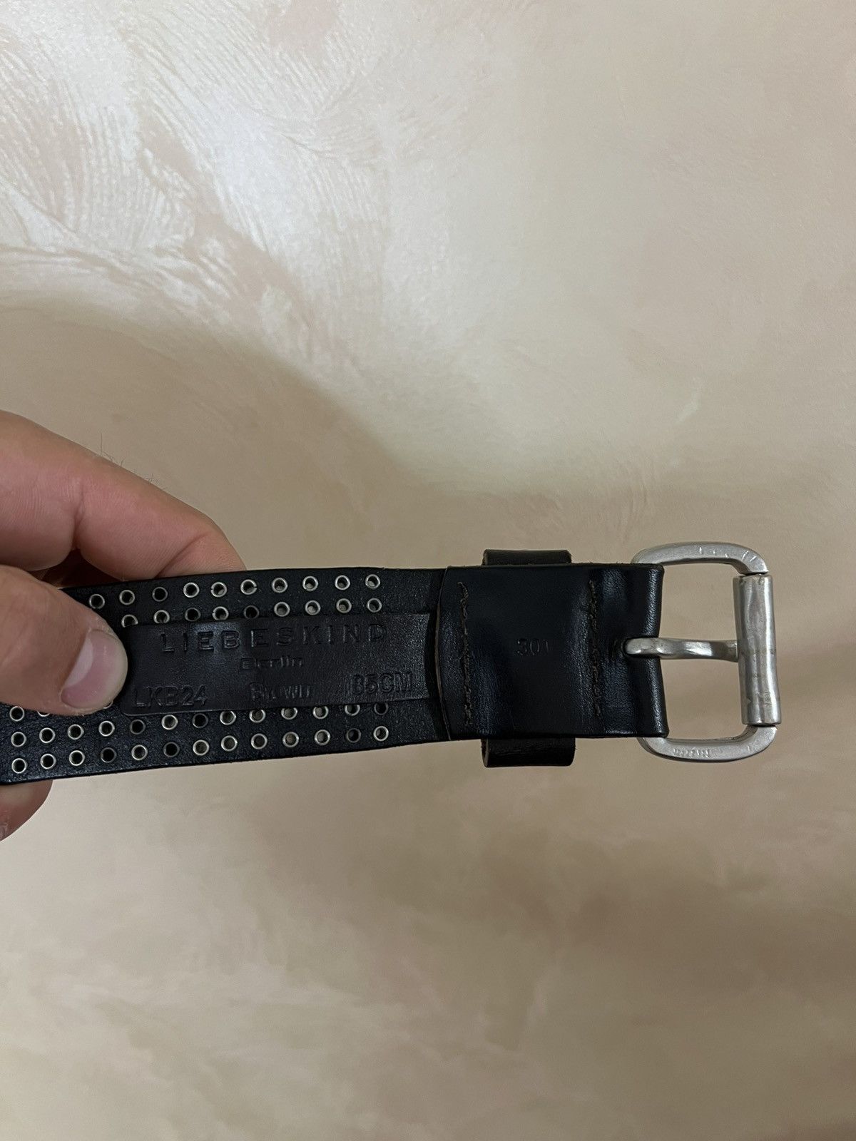 Hysteric Glamour Vintage y2k Rhinestones Punk leather belt Liebeskind Berlin Size ONE SIZE - 3 Thumbnail