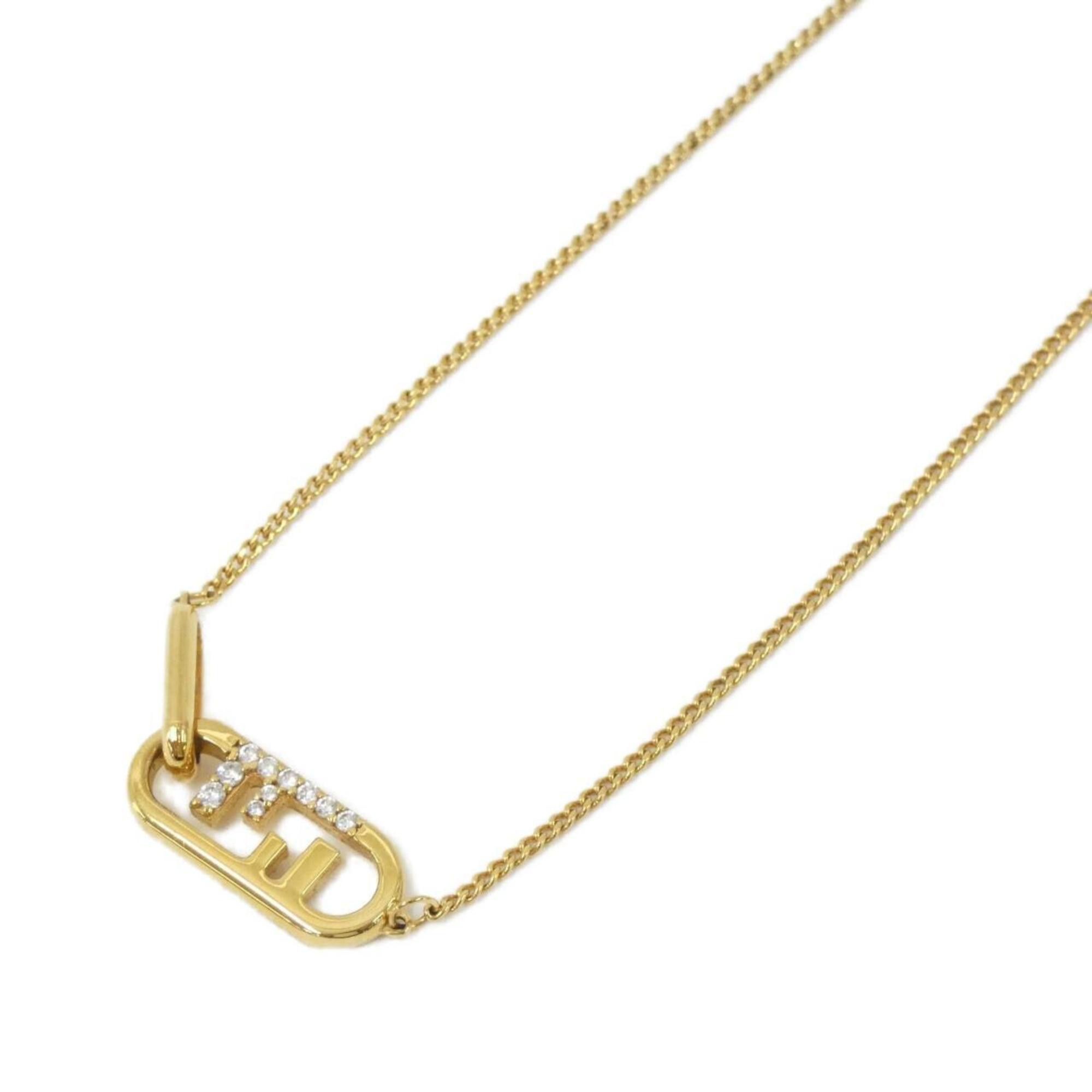 ネックレス・ペンダント FENDI Printed Plexiglass And l Forever Fendi Necklace Forever Fendi necklace Gold finish Brown | Fendi