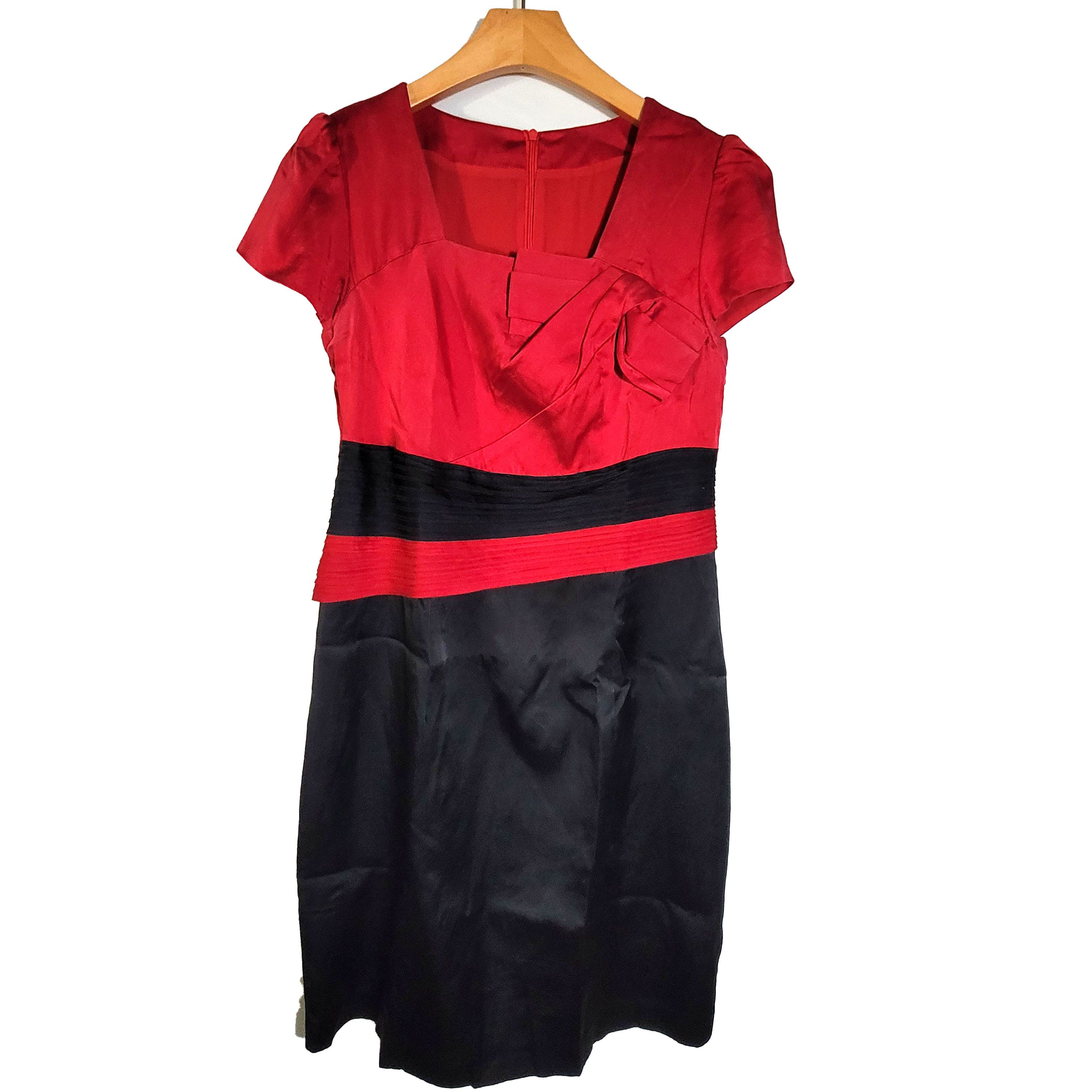 Other Women's 100% Silk Size S Short Sleeve Dress SBC499 Size S / US 4 / IT 40 - 1 Thumbnail