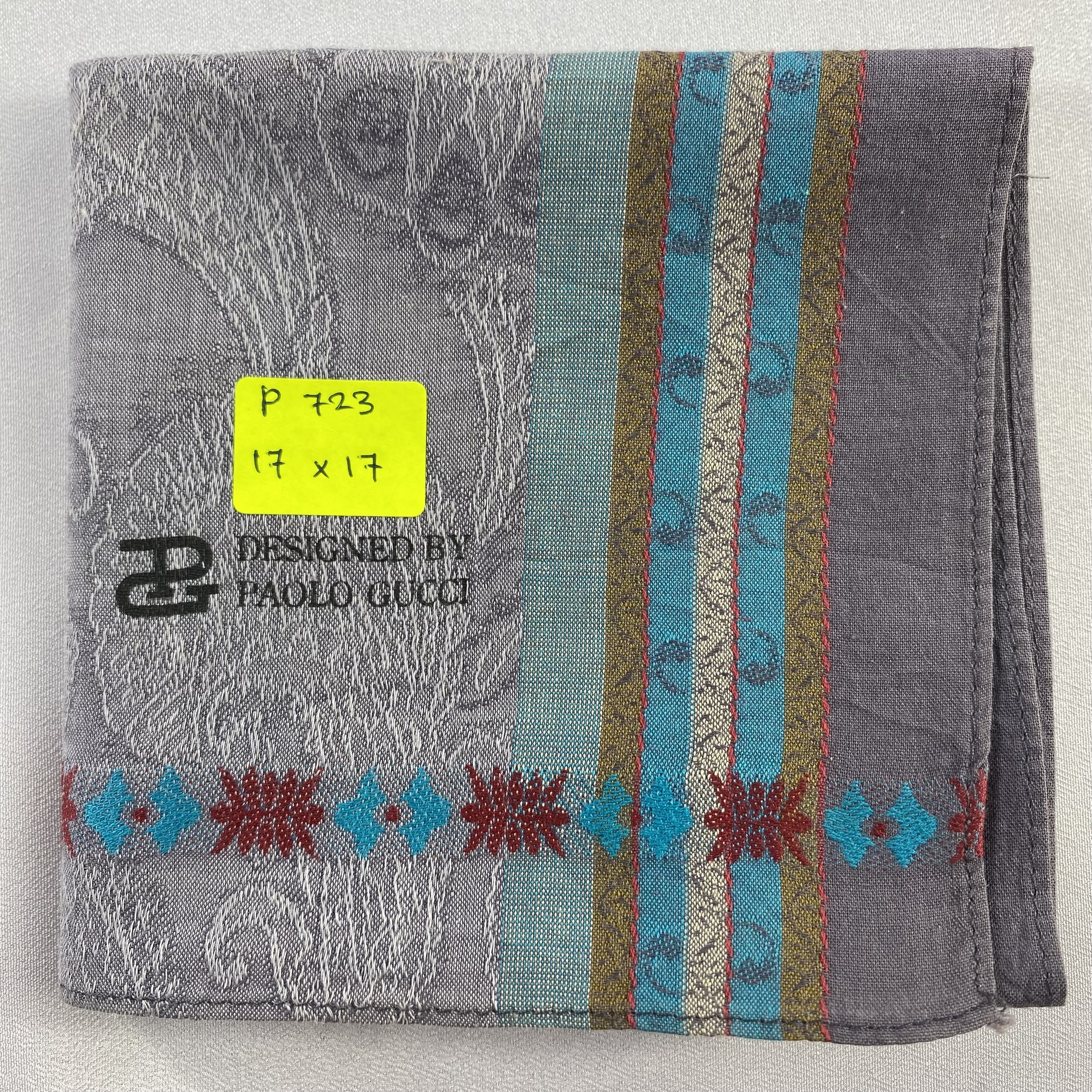 Paolo Gucci × Vintage Paolo Gucci Neckerchief / Bandana / Handkerchief-P723 Size ONE SIZE - 5 Thumbnail
