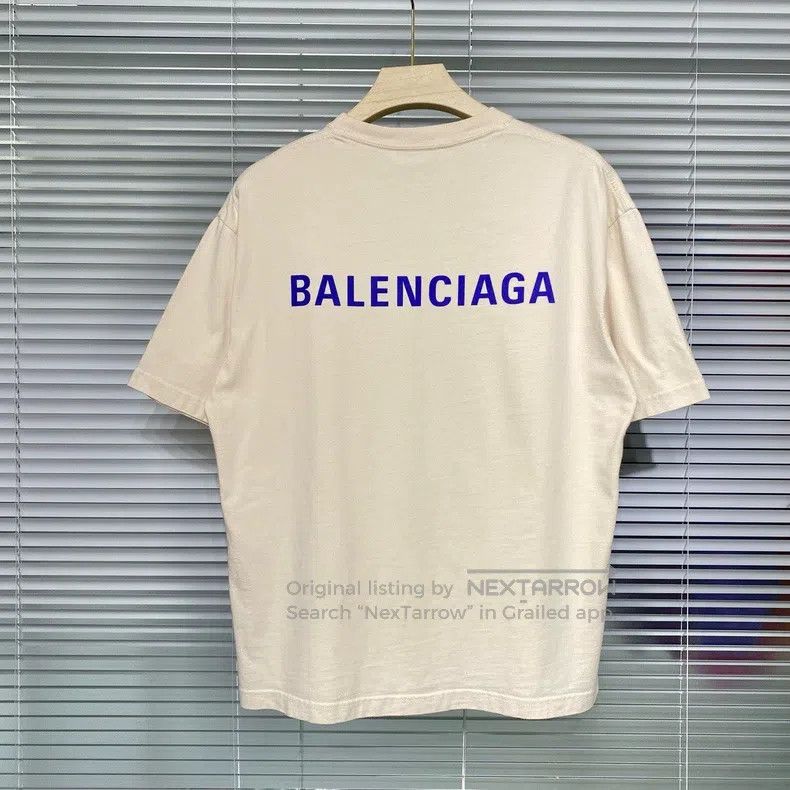 Balenciaga Balenciaga Short-sleeve T-shirt front and back letter prin Size US XS / EU 42 / 0 - 1 Thumbnail