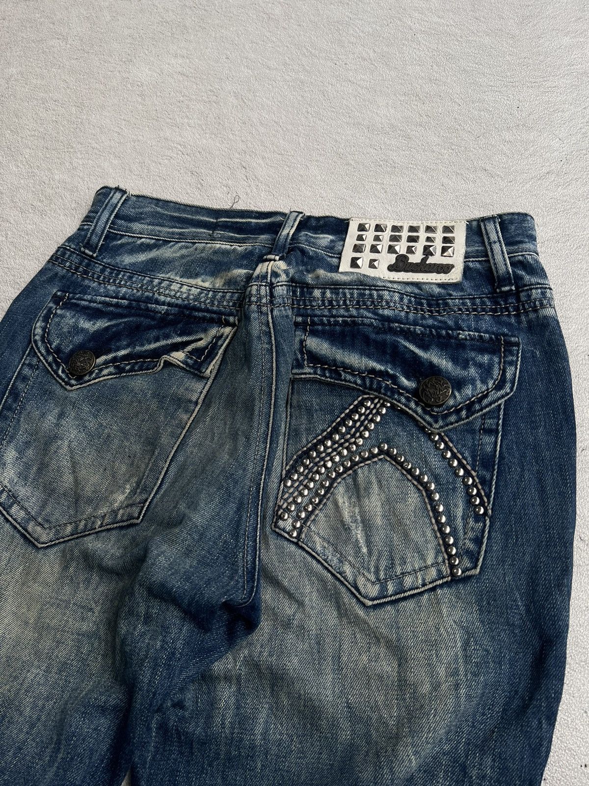 Number (N)ine 2000s Japanese Hysteric Studded Ifsix Wash Bootcut y2k Lgb Size US 30 / EU 46 - 4 Thumbnail