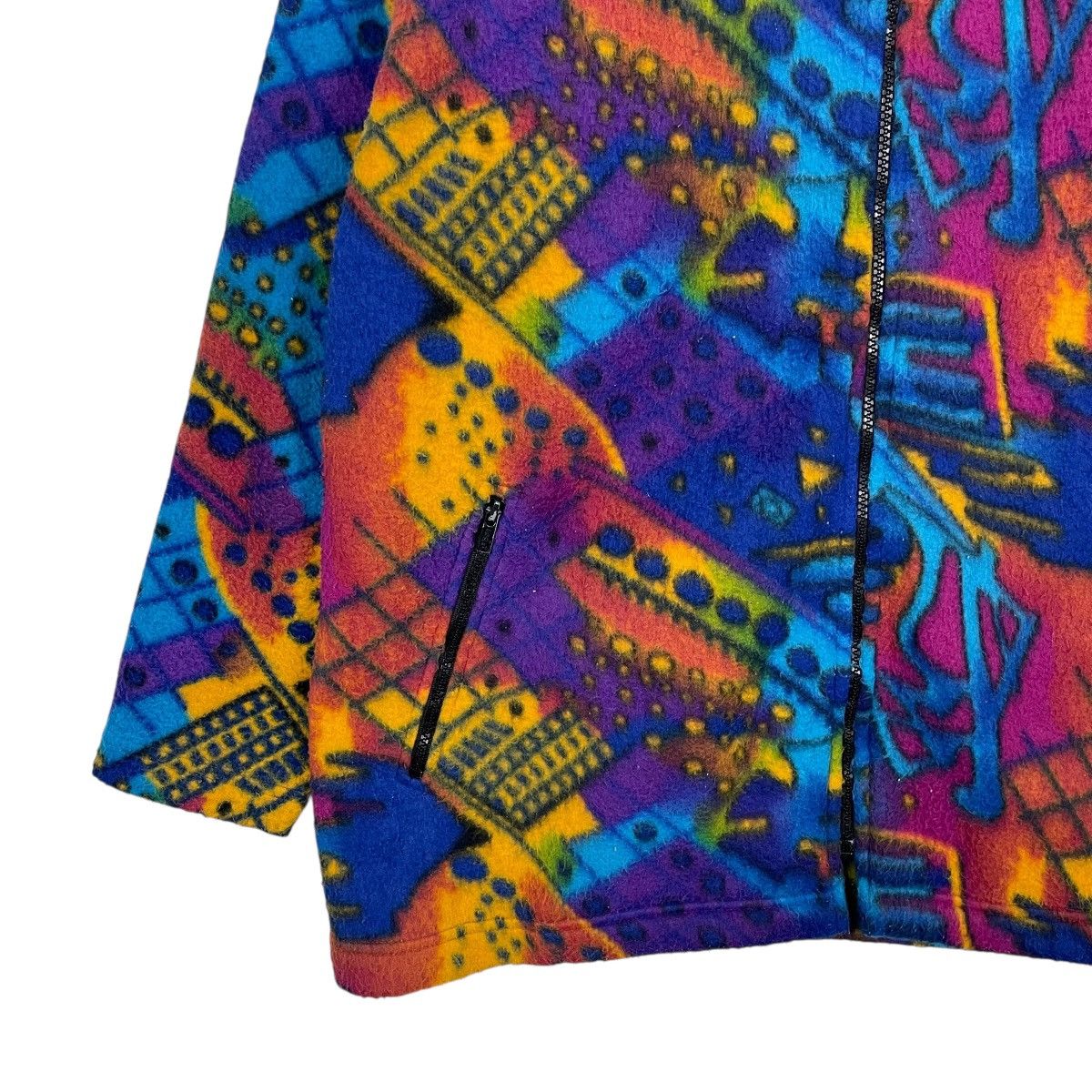 Japanese Brand Garde Multicolor Abstract Jacket Size US L / EU 52-54 / 3 - 3 Thumbnail