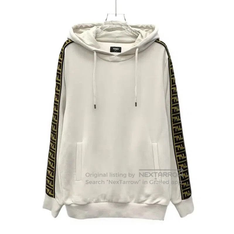Fendi Fendi Beige Wool Women's Hoodie . Size L / US 10 / IT 46 - 1 Thumbnail