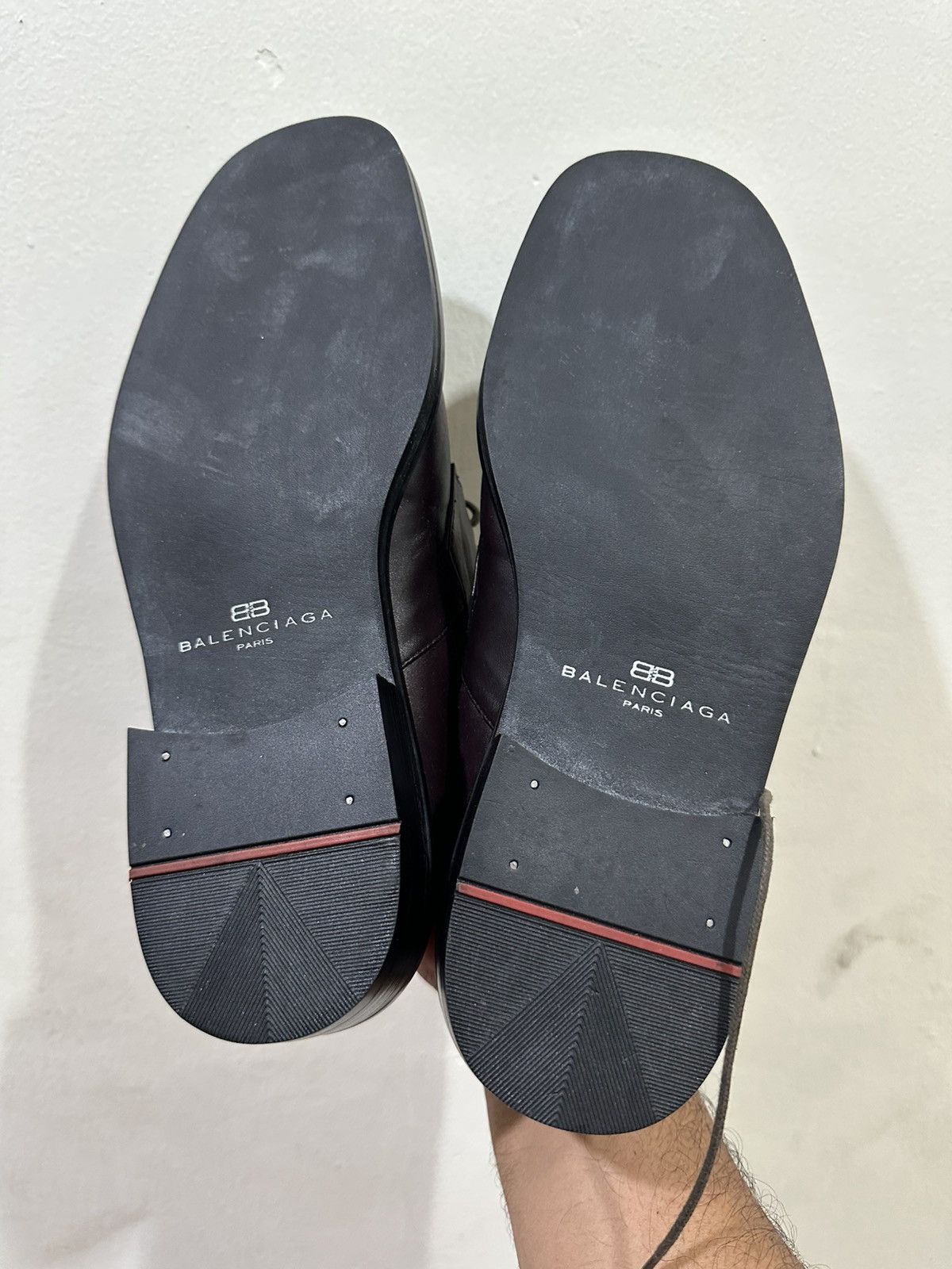 Balenciaga VTG NOS Balenciaga Casual Leather Shoes Size US 9 / EU 42 - 7 Thumbnail