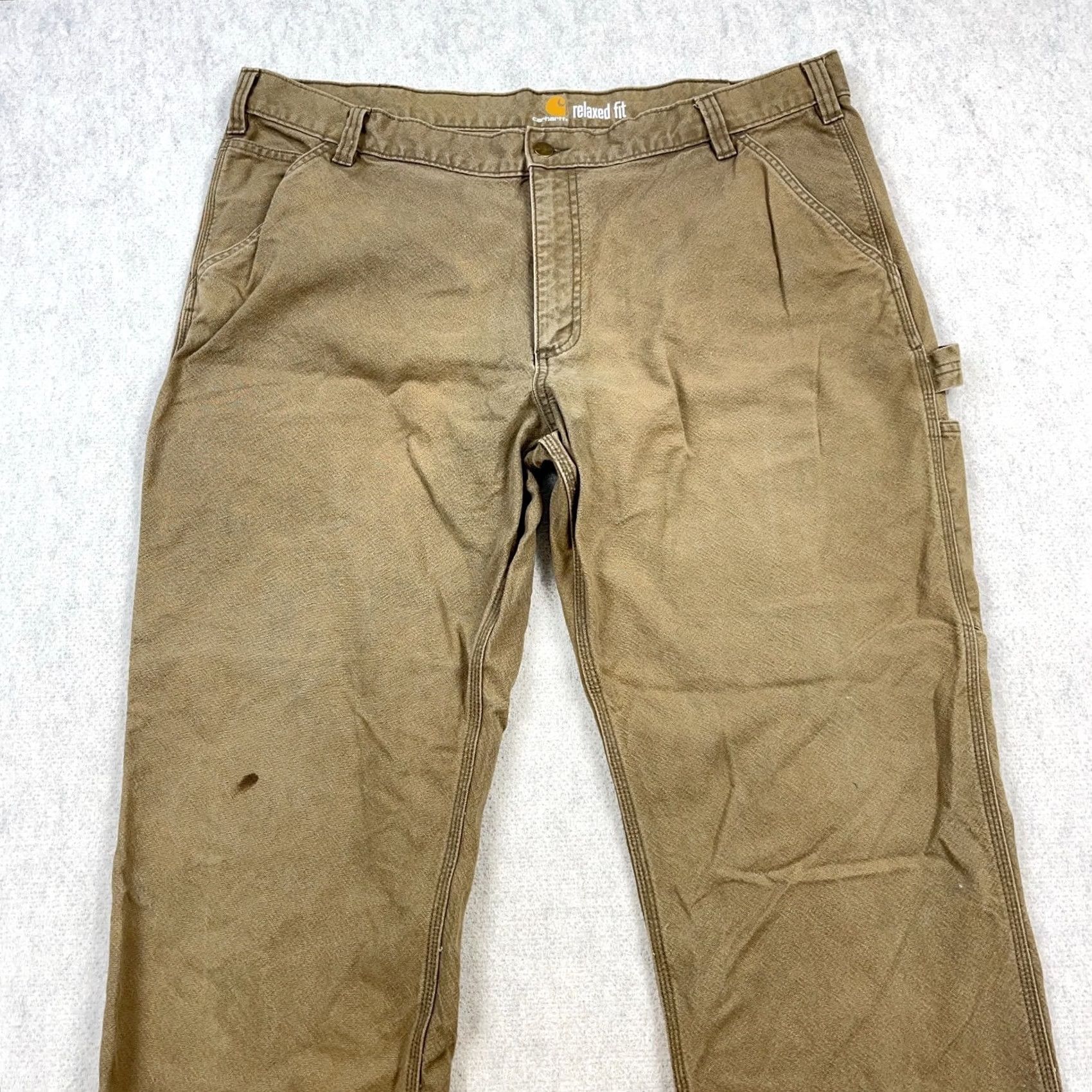 Carhartt Carhartt Pants Men 42x30 Carpenter Duck Canvas Baggy Faded Distressed Relaxed - Used Size US 42 / EU 58 - 6 Thumbnail