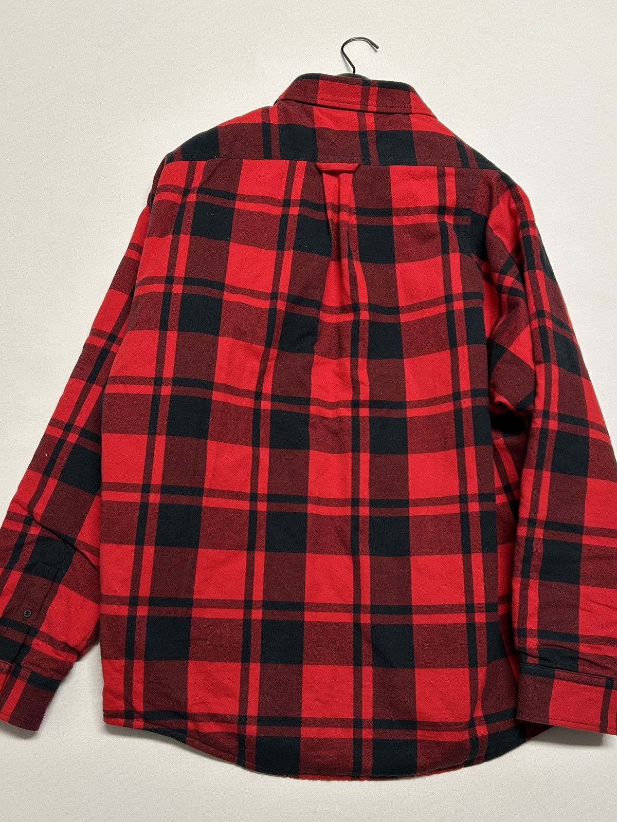 Balenciaga 2021 quilted padded flannel plaid red Size US S / EU 44-46 / 1 - 7 Thumbnail
