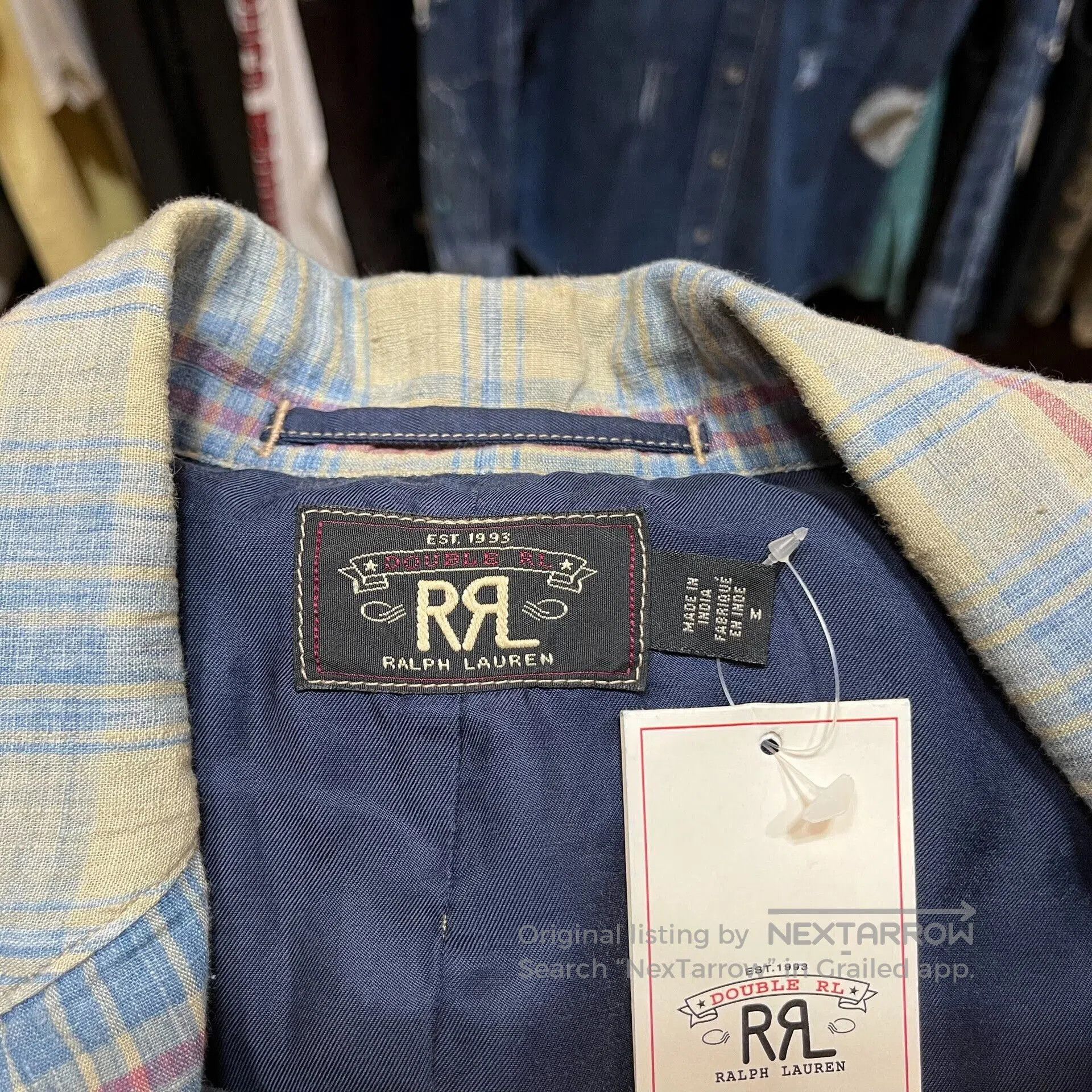 RRL Ralph Lauren Casual Summer Cotton Blazer by RRL. Size US M / EU 48-50 / 2 - 3 Thumbnail