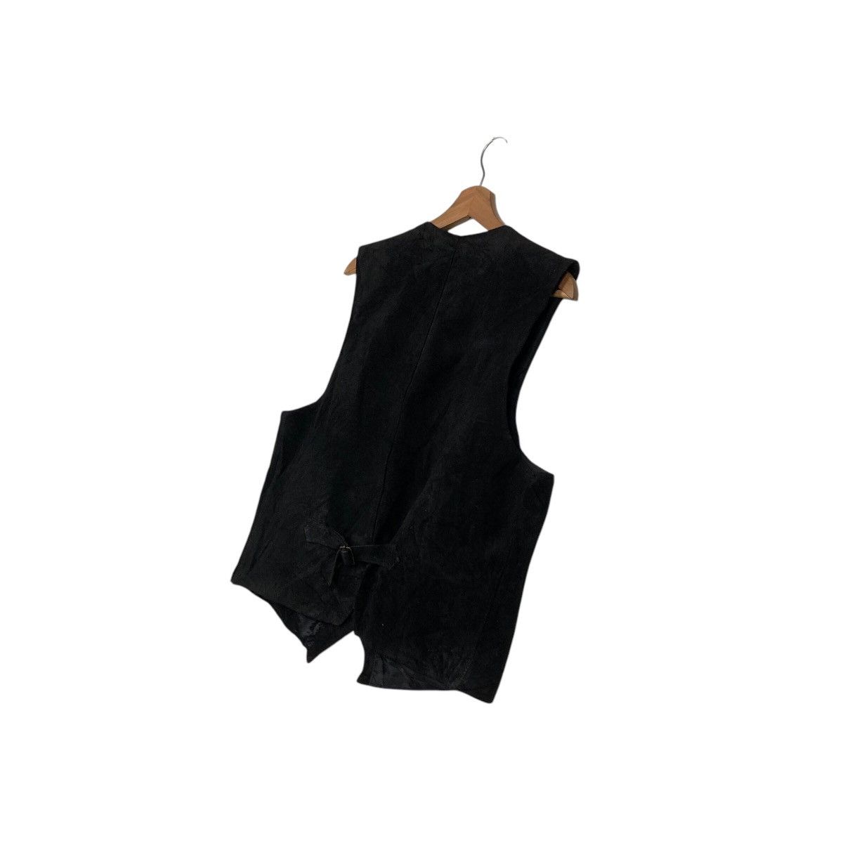 Japanese Brand 📌Vintage Vera Pelle Biker Vest Genuine Leather Utility Wear Size US L / EU 52-54 / 3 - 11 Thumbnail