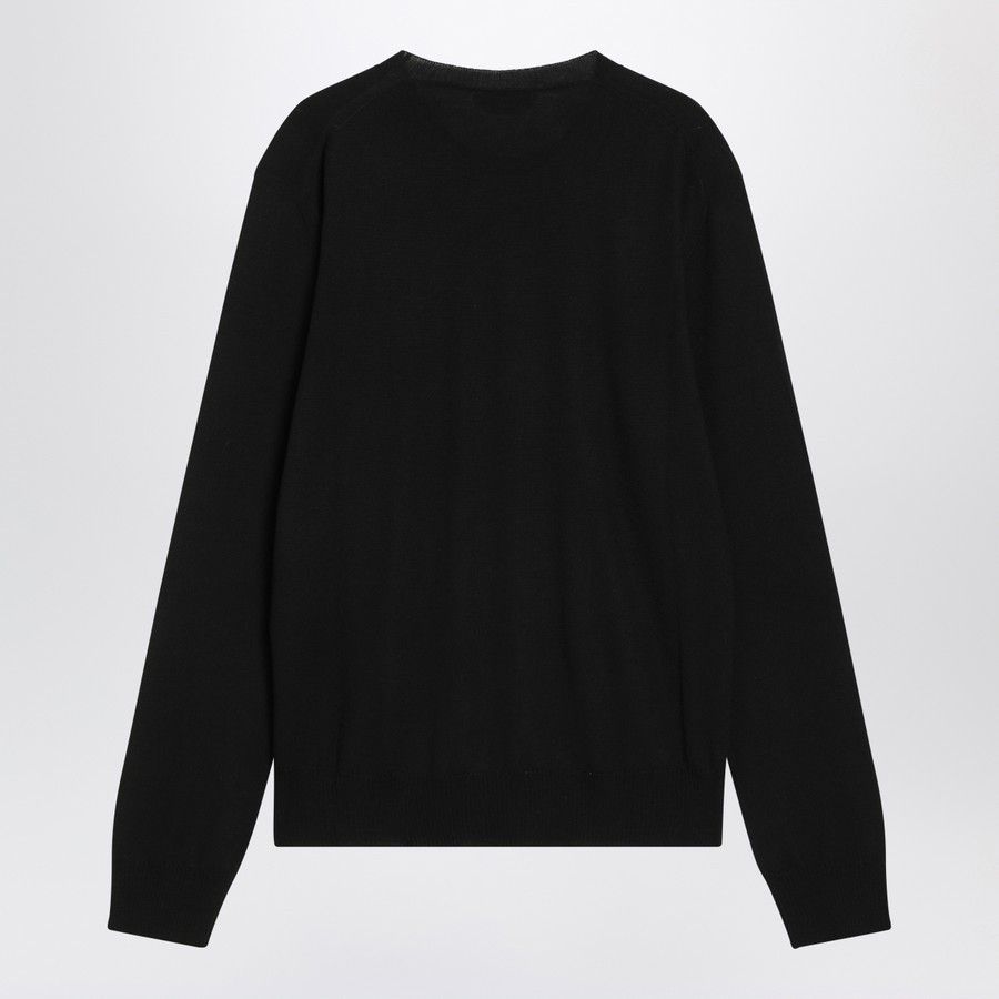 Alexander McQueen o1d2blof0126 Wool Sweater in Black Size US L / EU 52-54 / 3 - 2 Thumbnail