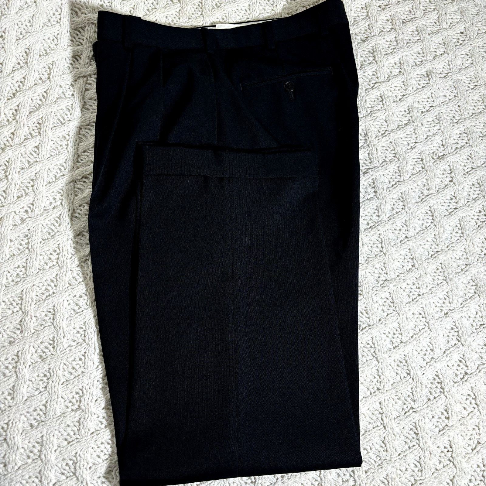 Brooks Brothers Brooks Brothers 1818 Madison Mens Dress Pants W36x31 Black W Size 36R - 4 Thumbnail