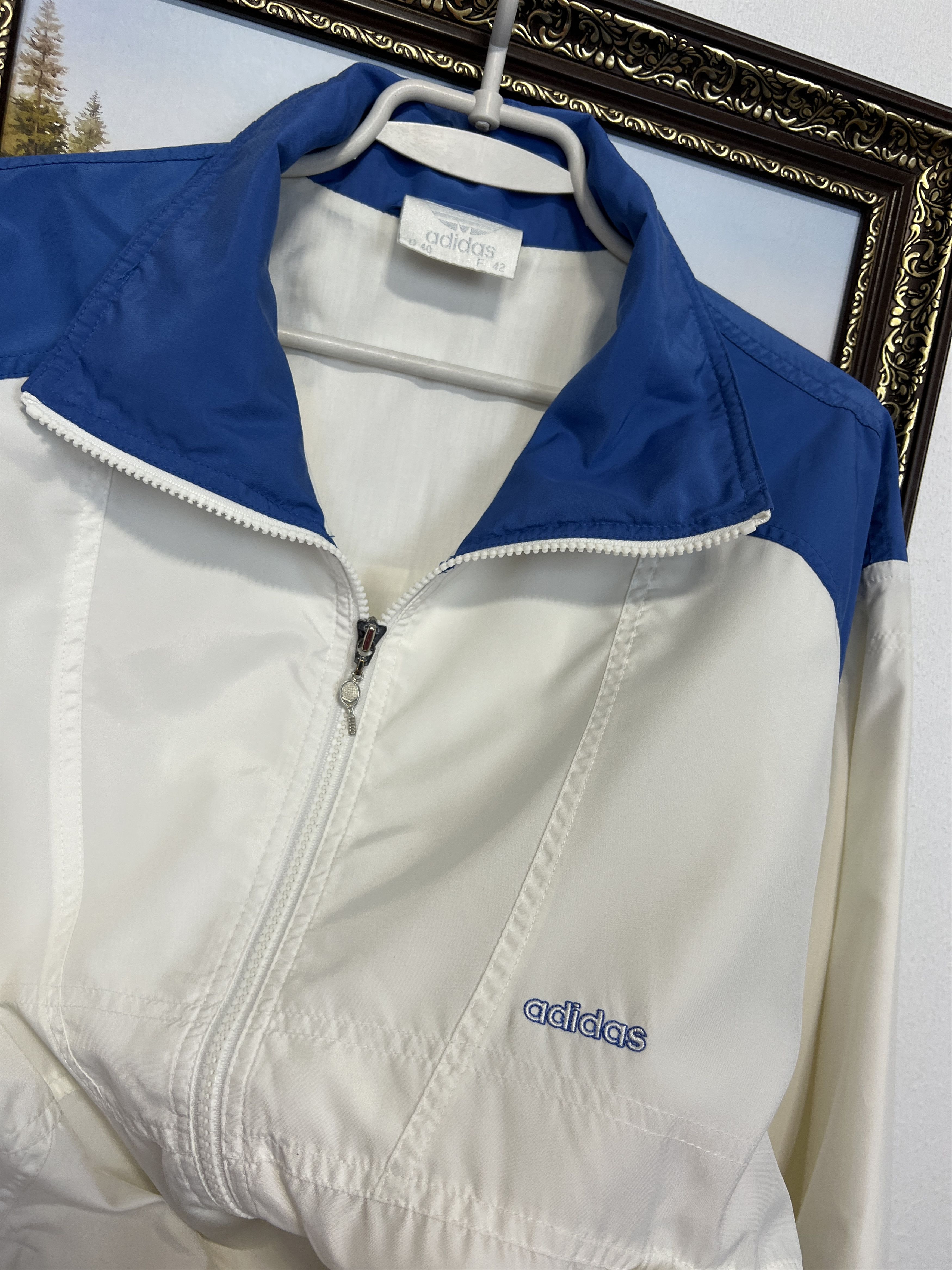 Adidas Vintage 90's Adidas Steffi Graff Tennis White Jacket Rare Size M / US 6-8 / IT 42-44 - 3 Thumbnail