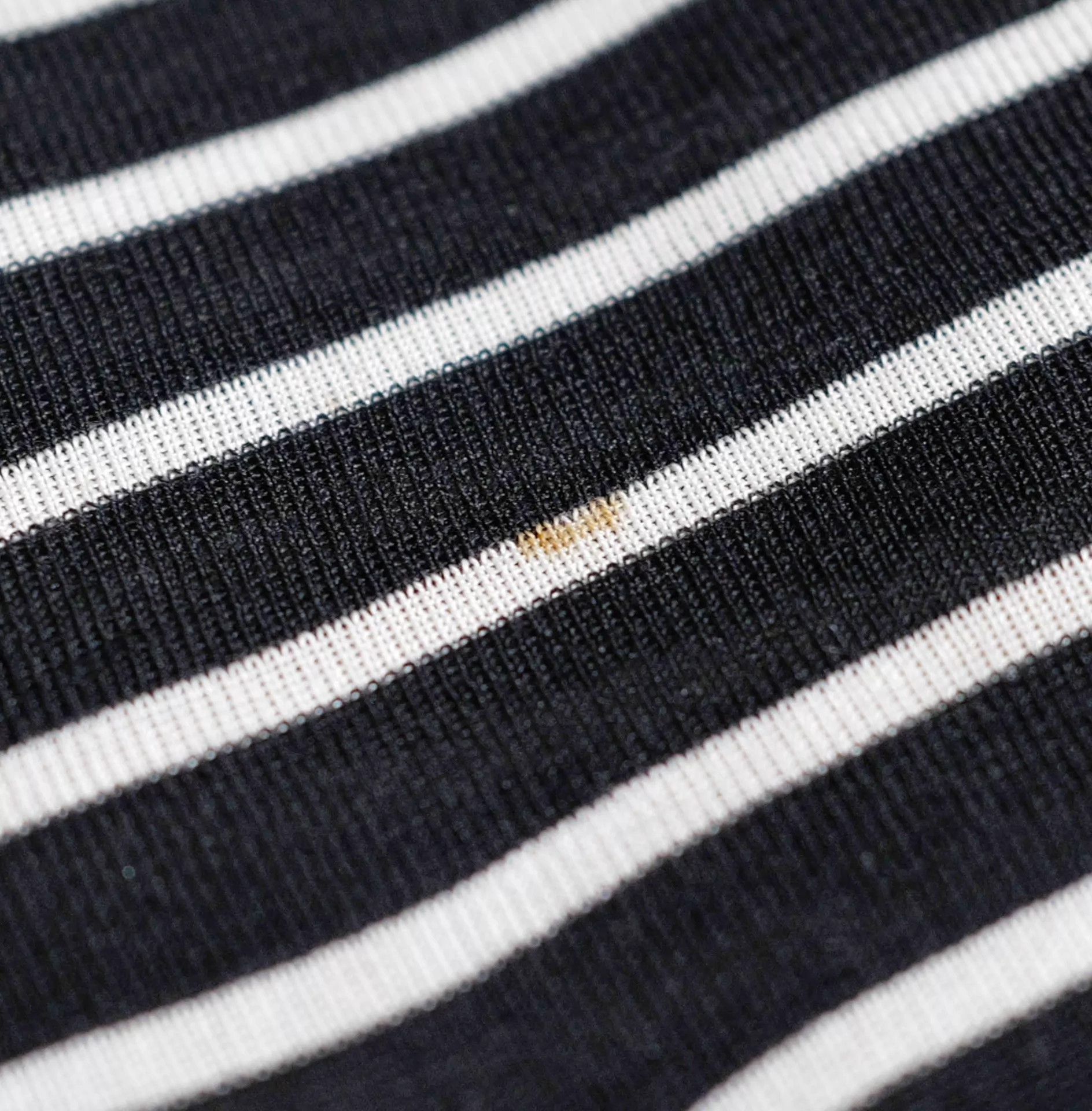 Saint Laurent Paris SLP 15AW B&W Striped Silk Pocket T-Shirt Size M Size US M / EU 48-50 / 2 - 6 Thumbnail