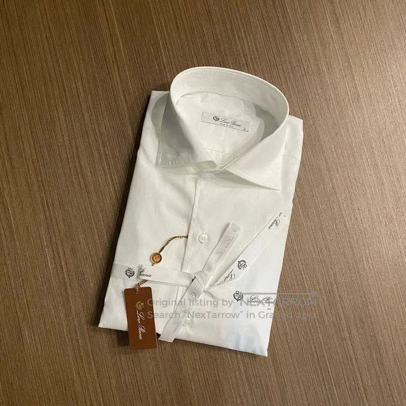 Loro Piana Loro Piana Men's Classic White Shirt. Size US M / EU 48-50 / 2 - 1 Thumbnail